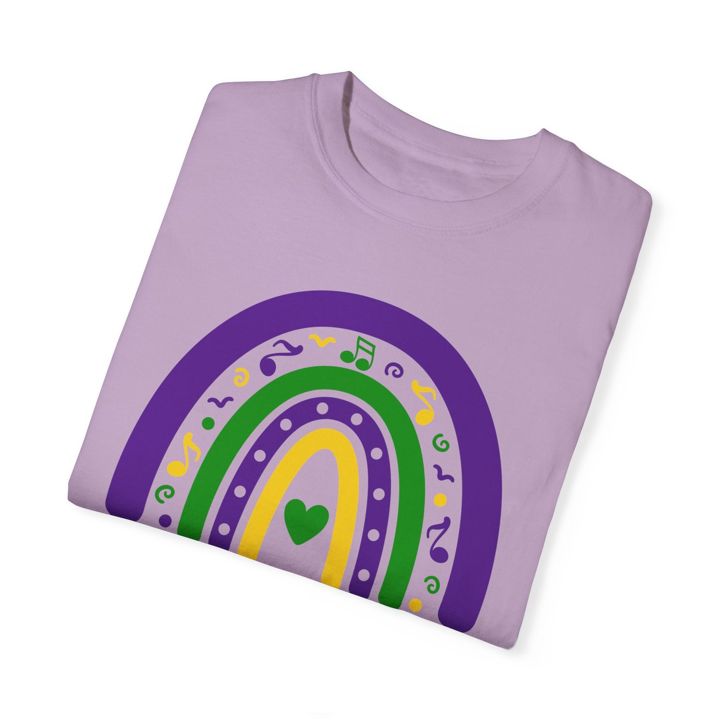 Behavior Health Mardi Gras T Shirt Rainbow Design