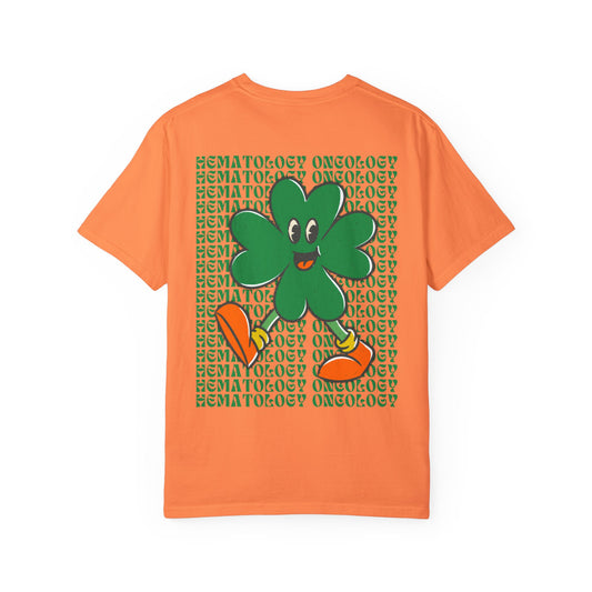 Hem/Onc St. Patrick's Day T Shirt Happy Shamrock