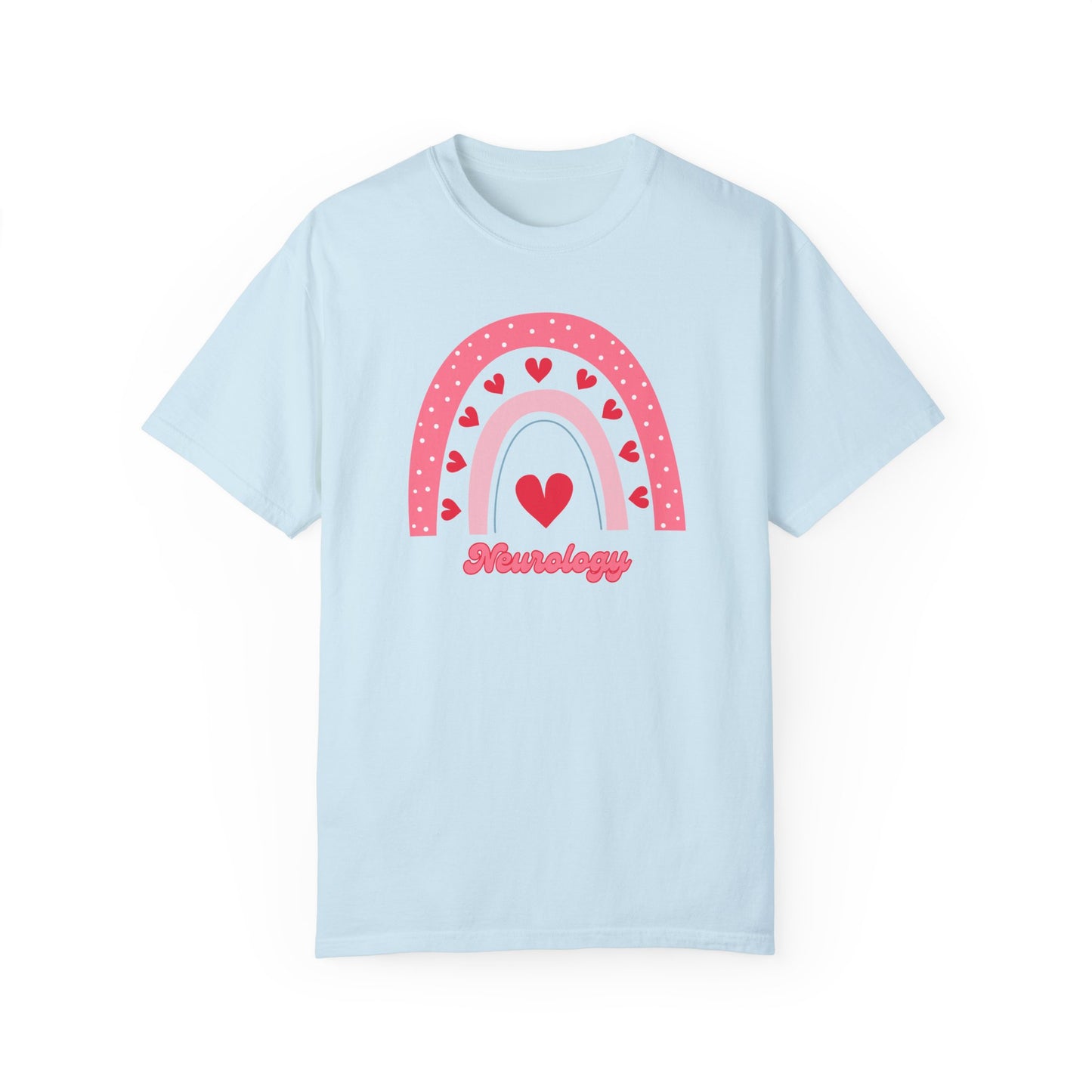 Neurology Valentines Day Shirt Rainbow Heart