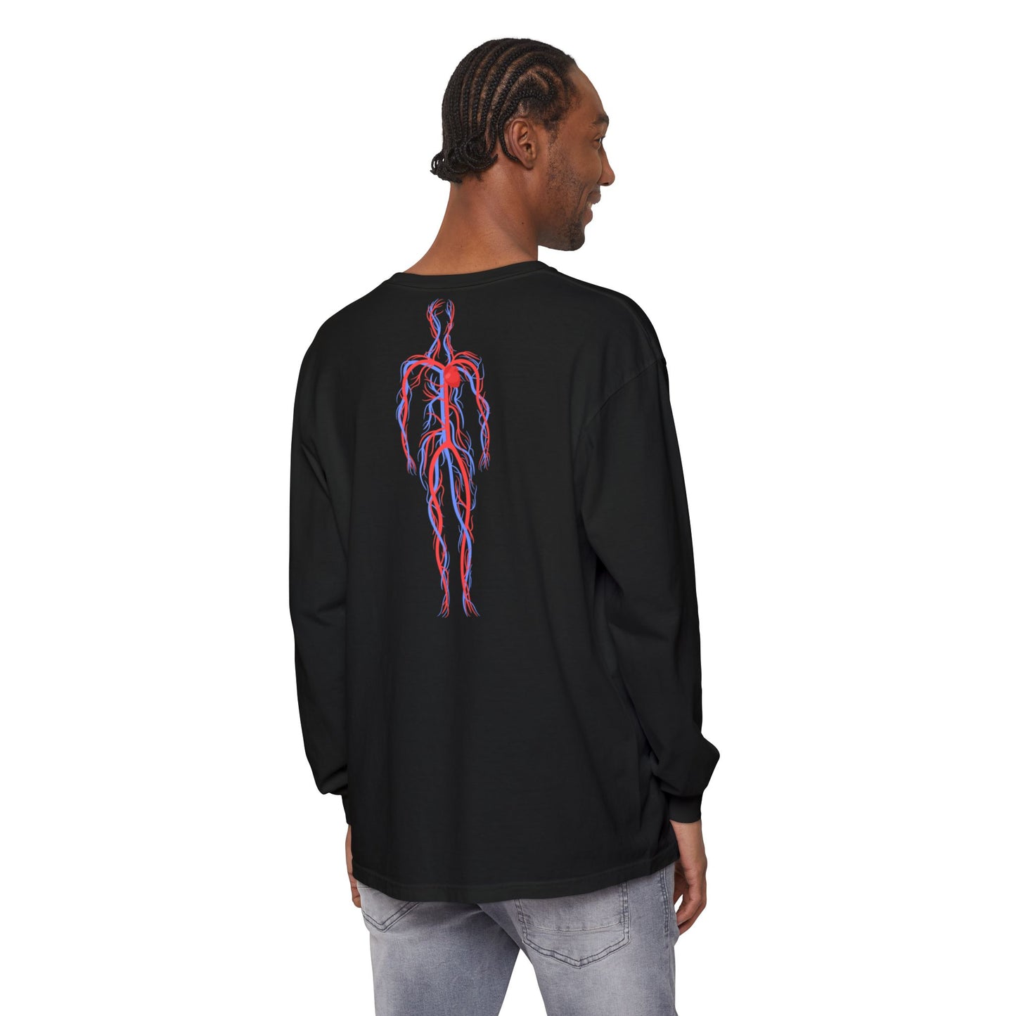 VASCULAR ACCESS Anatomical Long Sleeve T Shirt