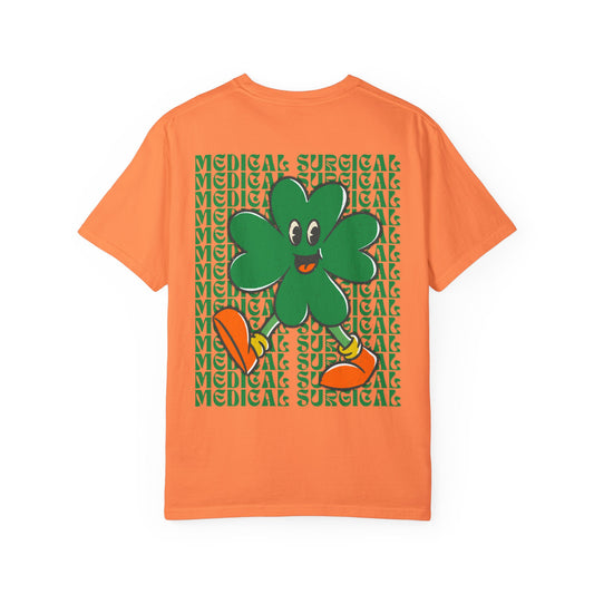 Medical Surgical St. Patrick's Day T Shirt Happy Shamrock