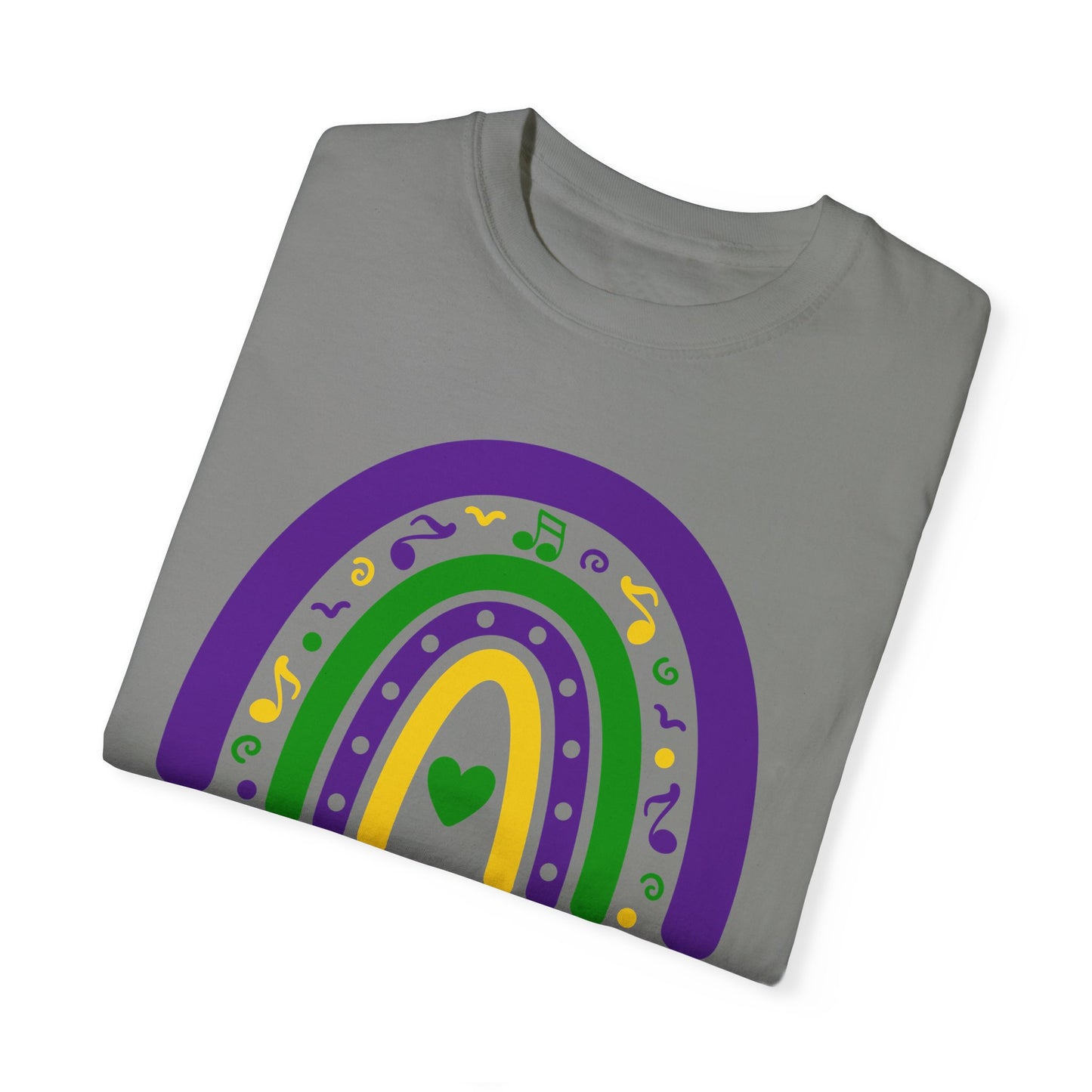 Pediatrics Mardi Gras T Shirt Rainbow Design