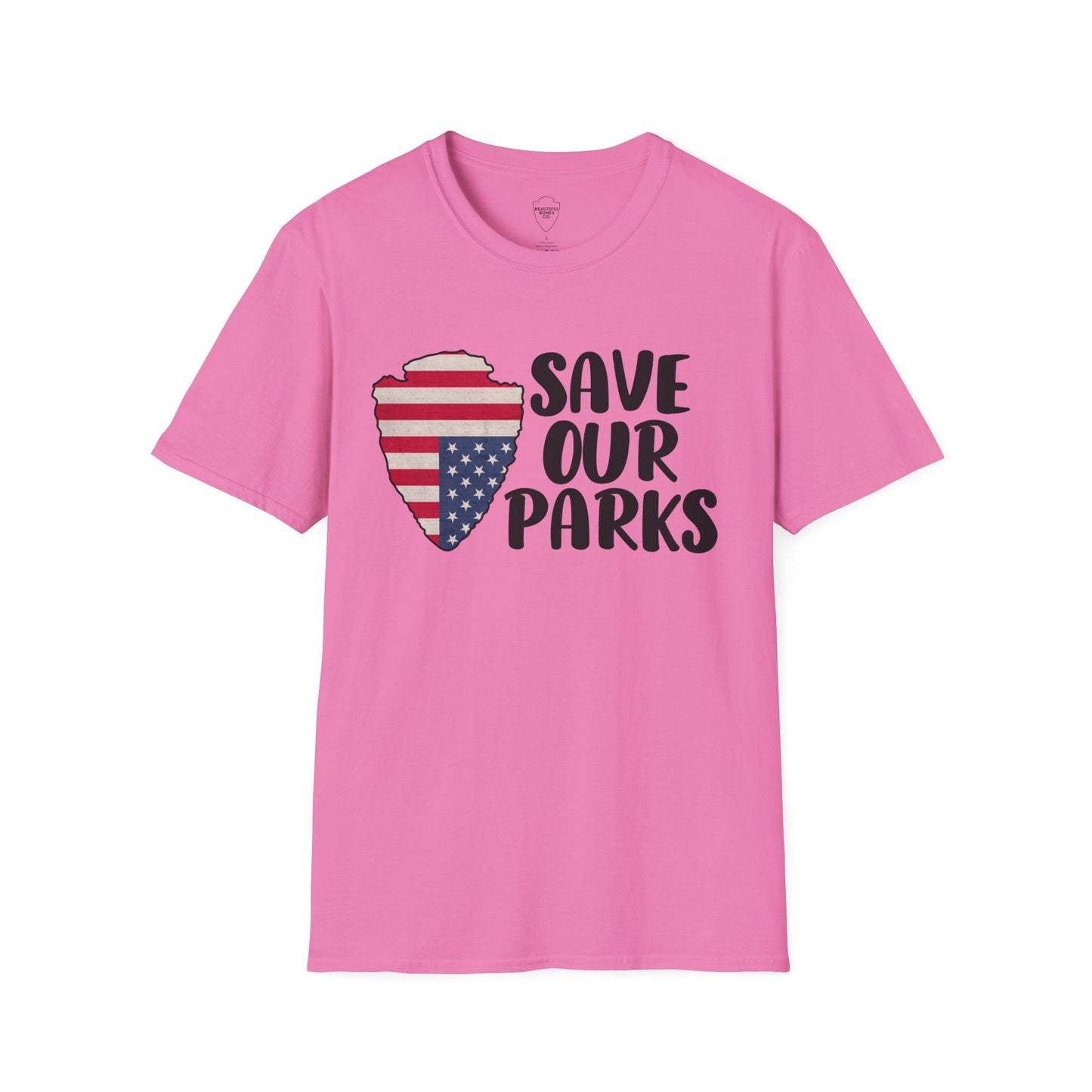 Save Our National Parks Distress Flag T Shirt