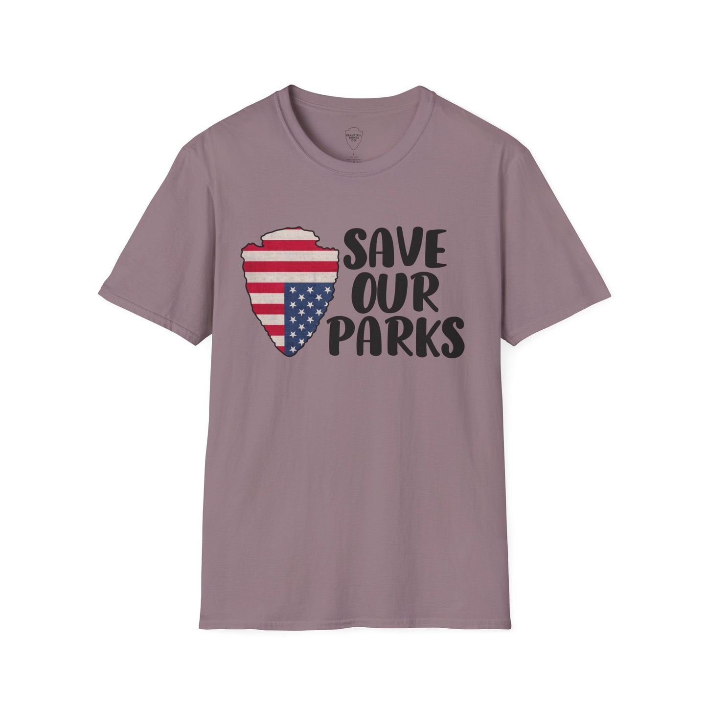 Save Our National Parks Distress Flag T Shirt