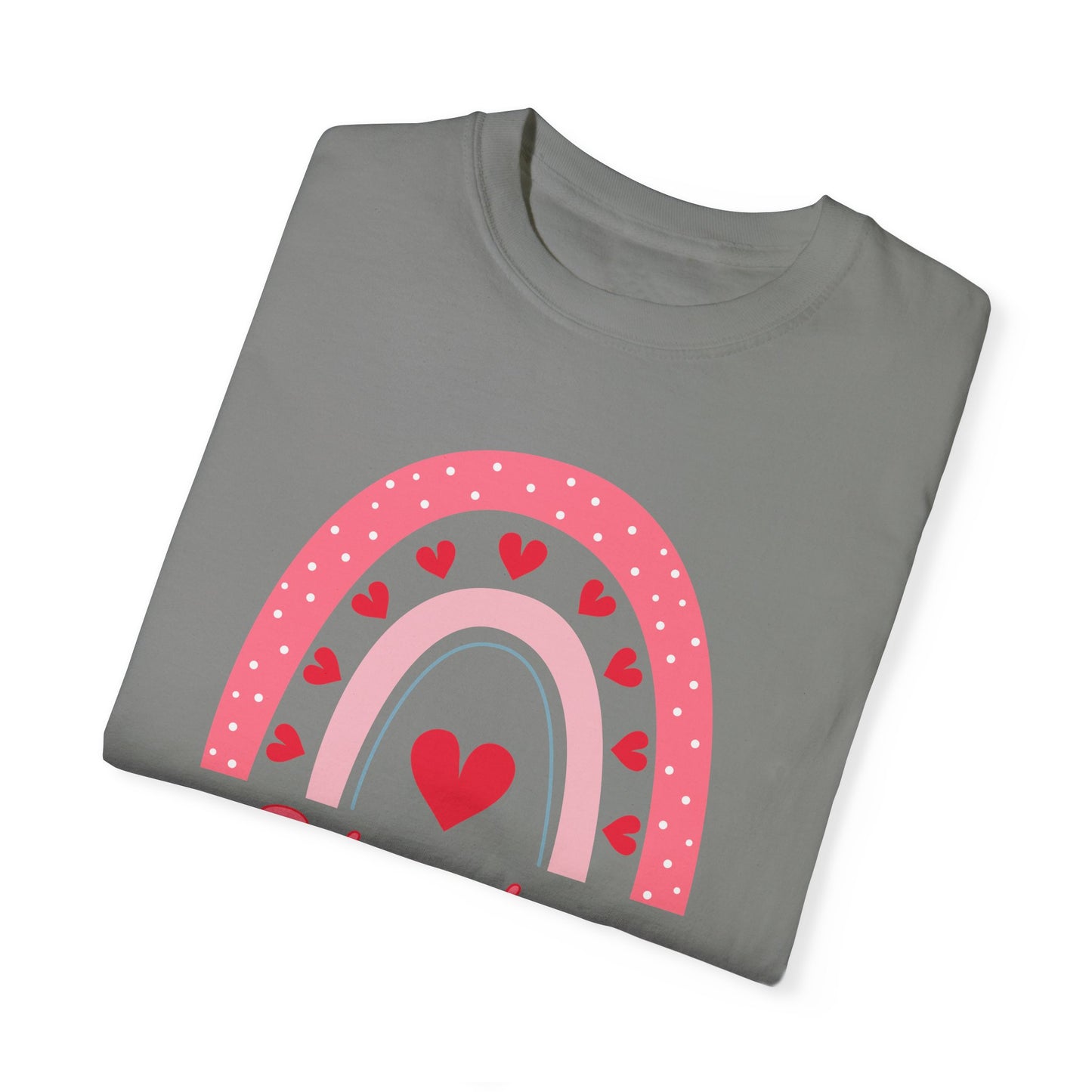 Pulmonology Valentines Day Shirt Rainbow Hearts