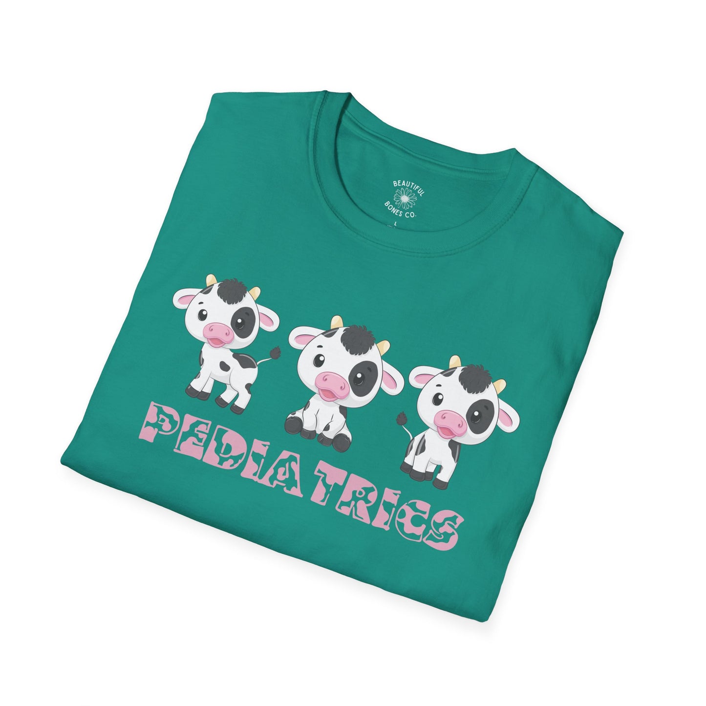 Cute Pediatrics Cow Unisex Heavy Cotton Tee