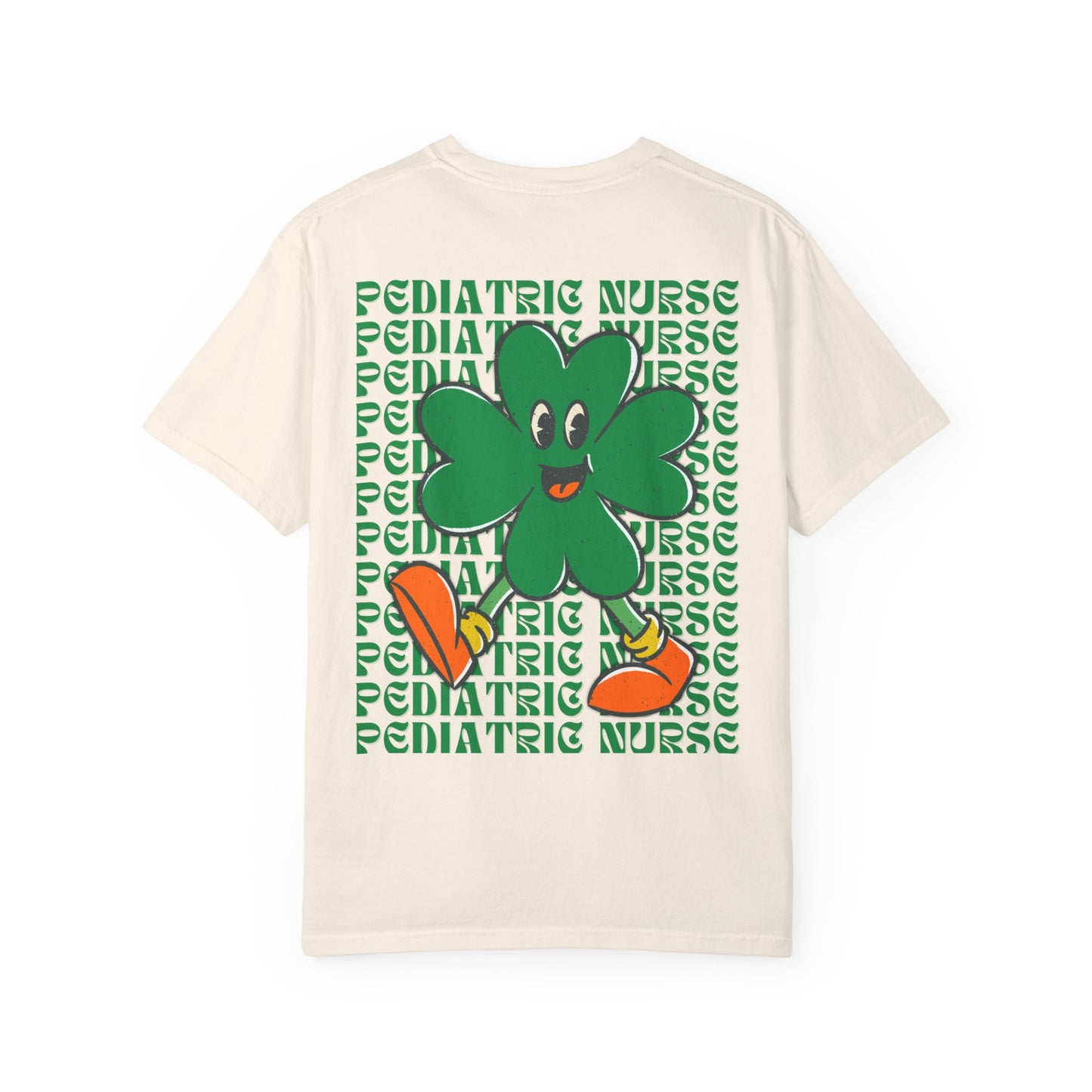 Pediatric Nurse St. Patrick's Day T Shirt Happy Shamrock