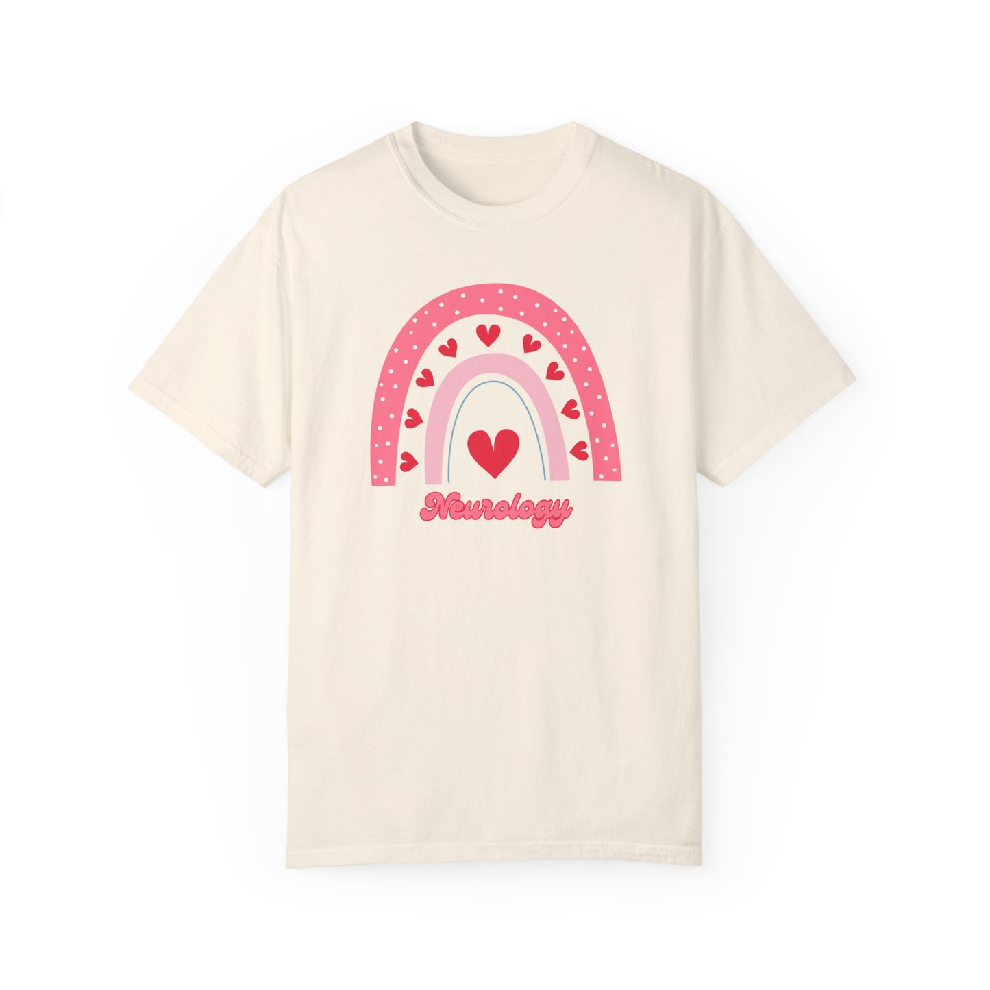 Neurology Valentines Day Shirt Rainbow Heart