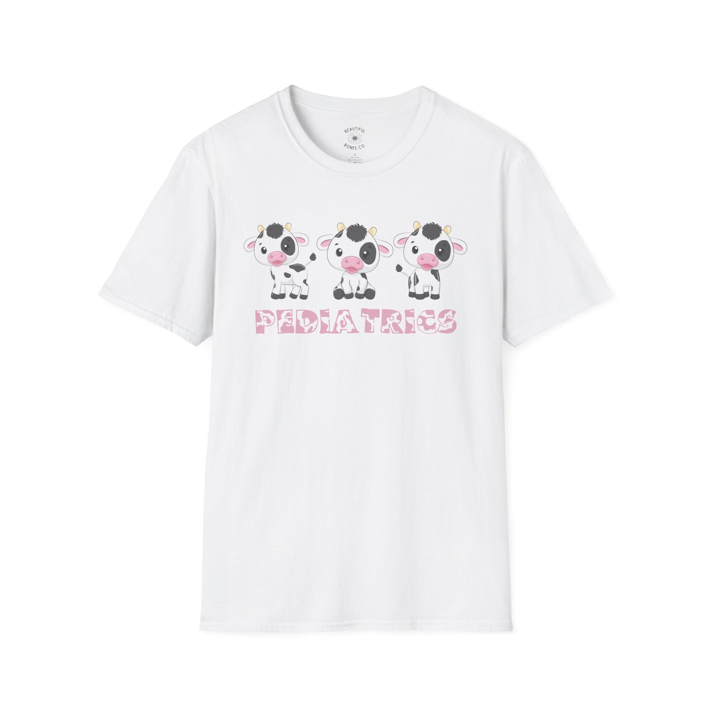 Cute Pediatrics Cow Unisex Heavy Cotton Tee