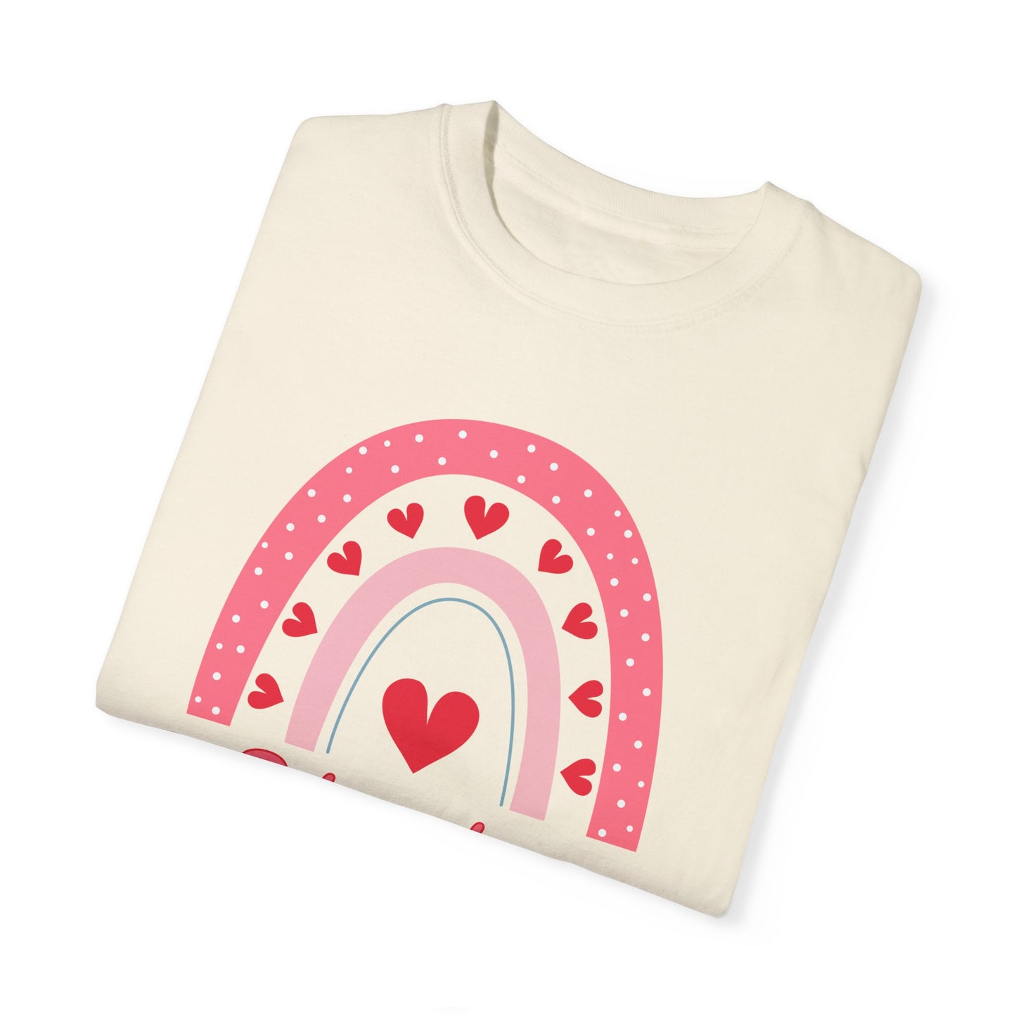 Pulmonology Valentines Day Shirt Rainbow Hearts