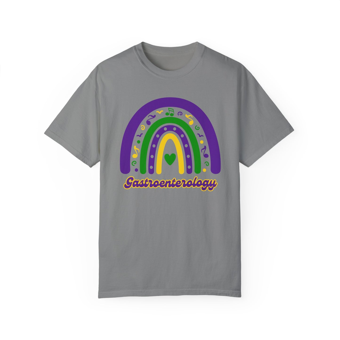 Gastroenterology Unisex Mardi Gras T Shirt Rainbow Design - Fun and Colorful Tee for Medical Professionals