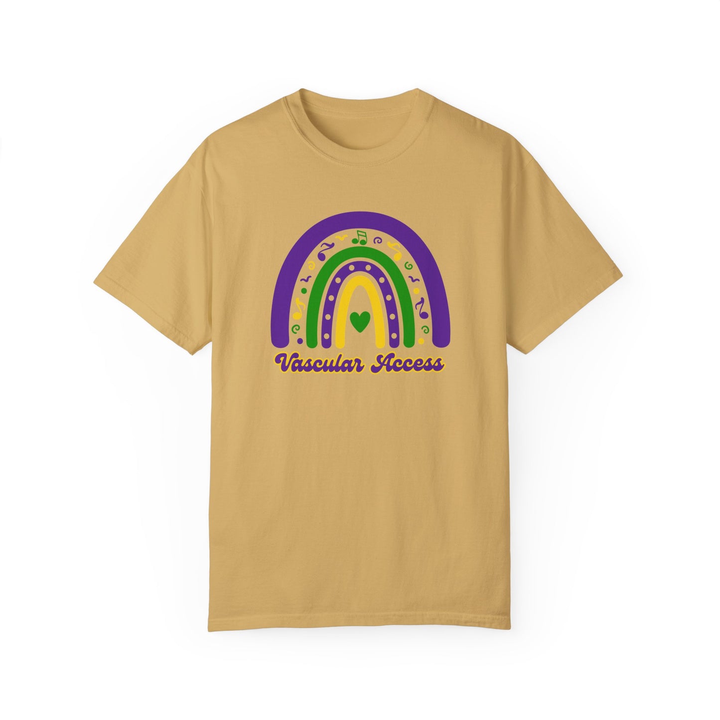 VASCULAR ACCESS Mardi Gras Rainbow T Shirt