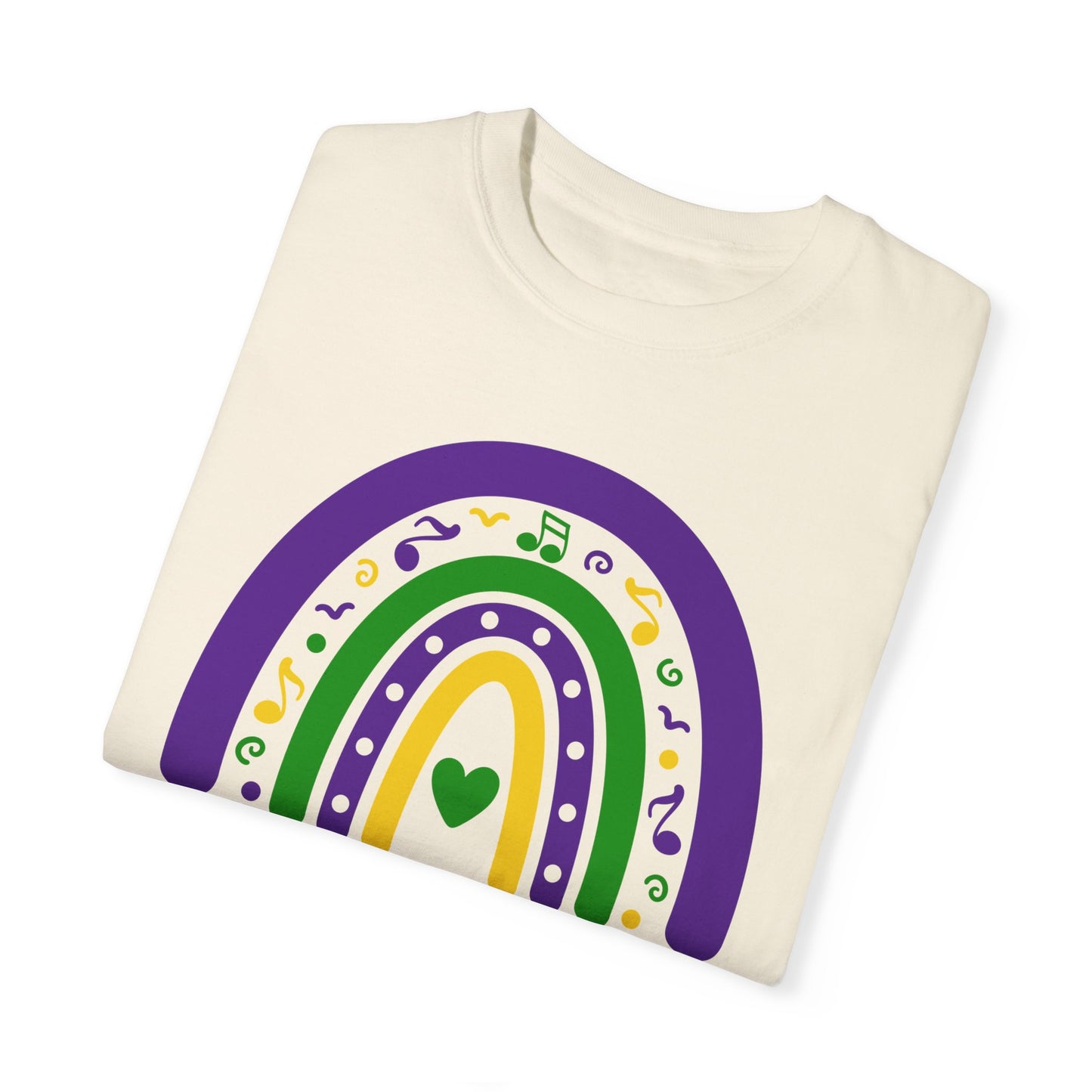 Behavior Health Mardi Gras T Shirt Rainbow Design