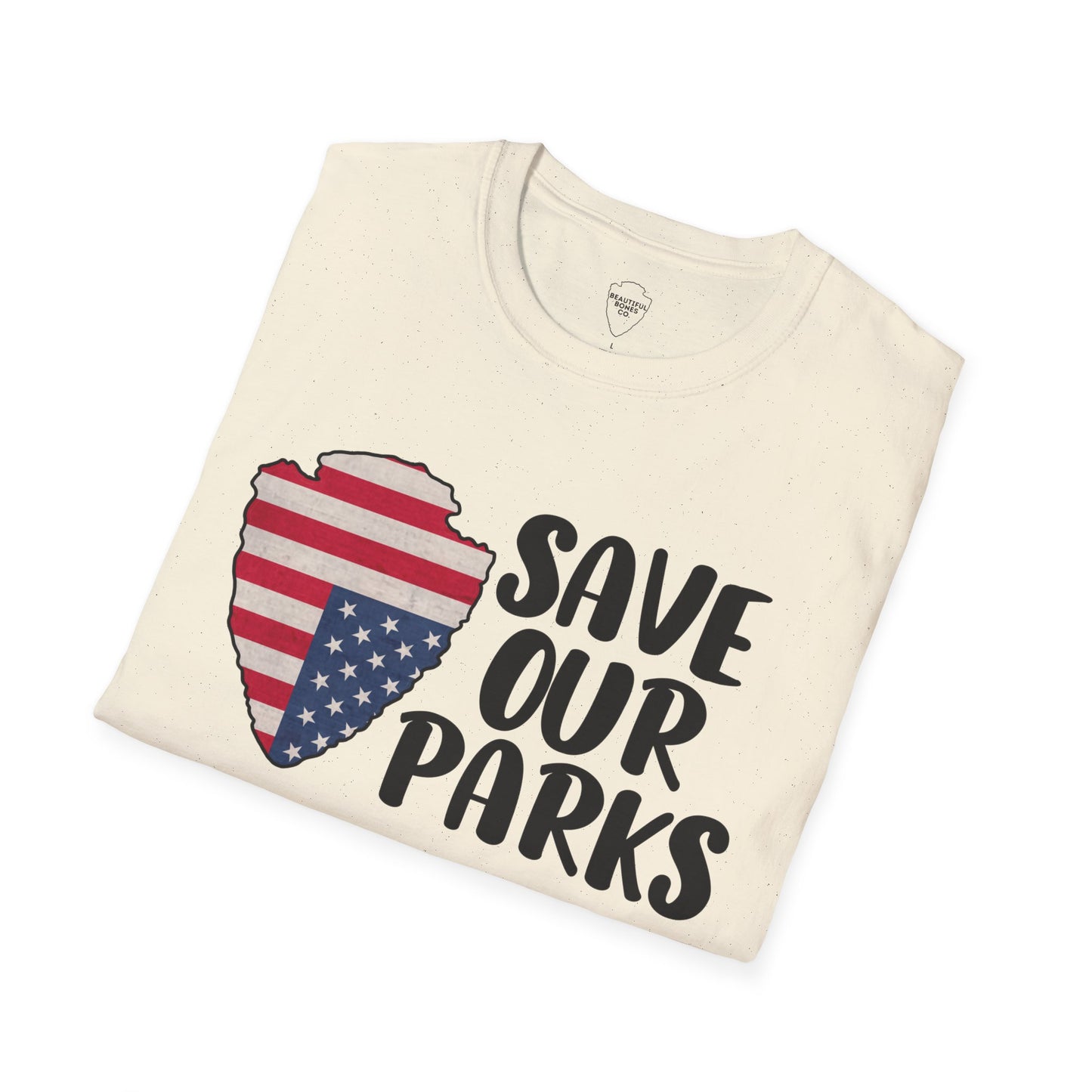 Save Our National Parks Distress Flag T Shirt