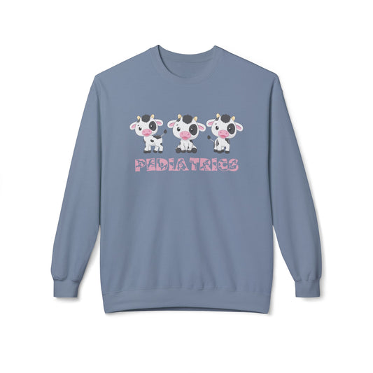 Cute Cow Pediatrics Crewneck Sweatshirt