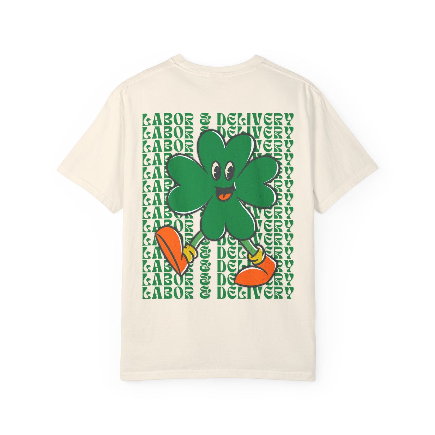 Labor & Delivery St. Patrick's Day T Shirt Happy Shamrock