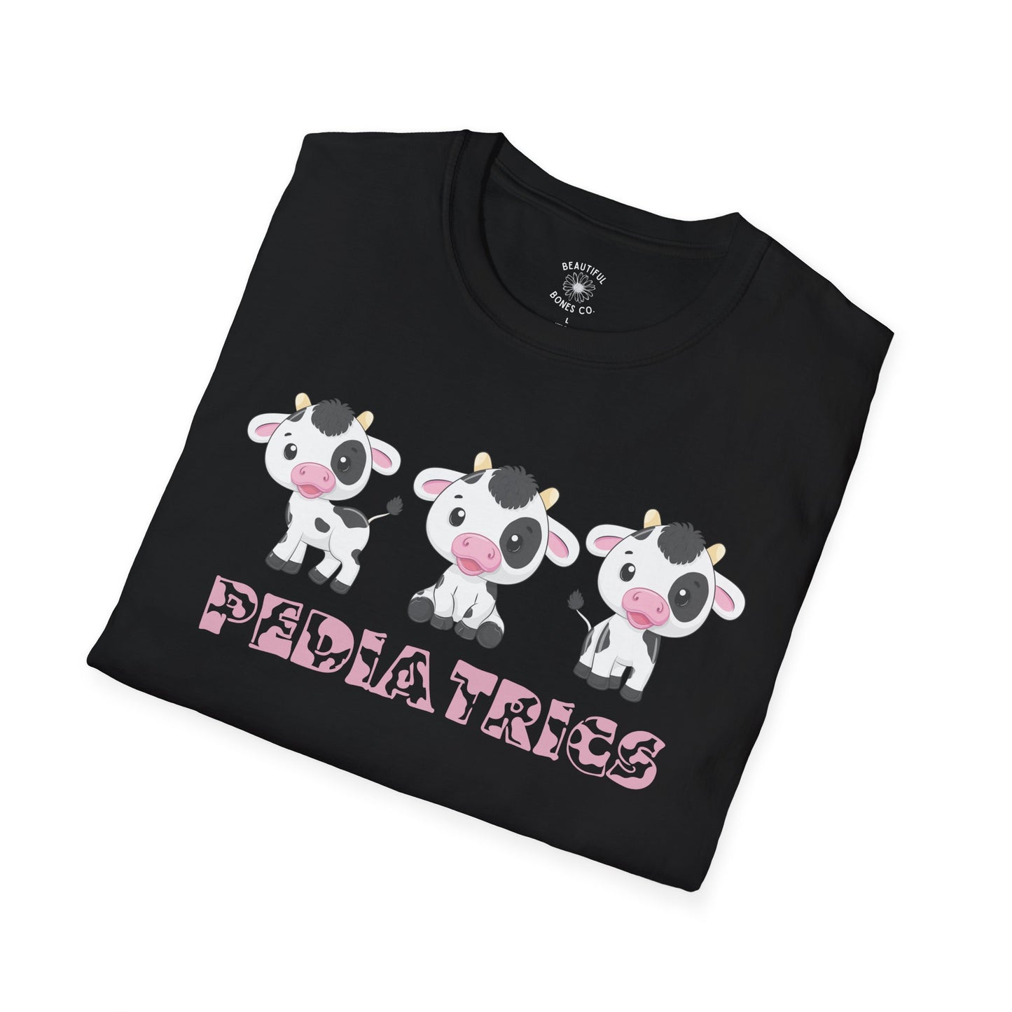 Cute Pediatrics Cow Unisex Heavy Cotton Tee