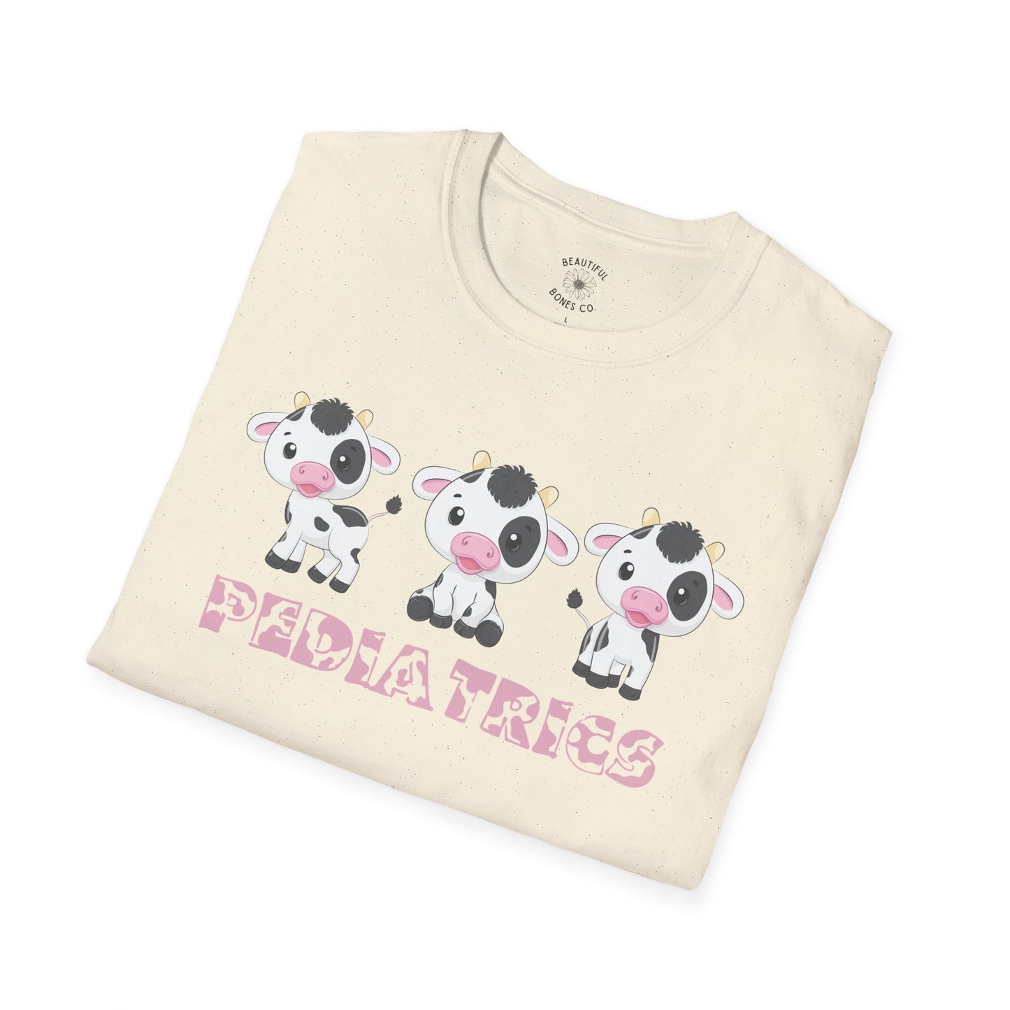 Cute Pediatrics Cow Unisex Heavy Cotton Tee