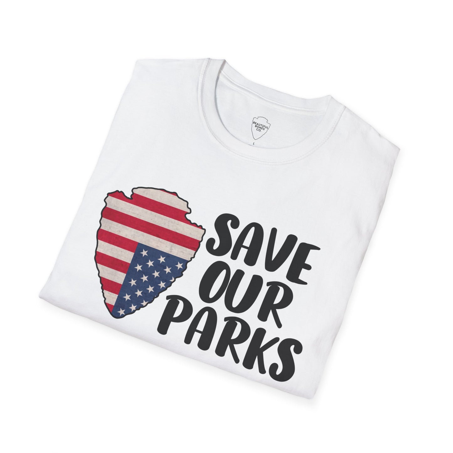 Save Our National Parks Distress Flag T Shirt