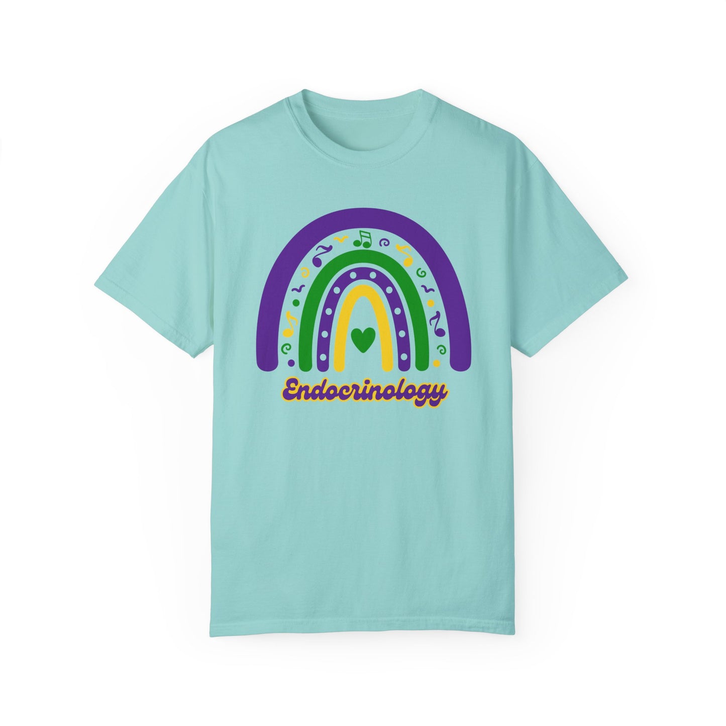 Endocrinology Mardi Gras T Shirt Rainbow Design