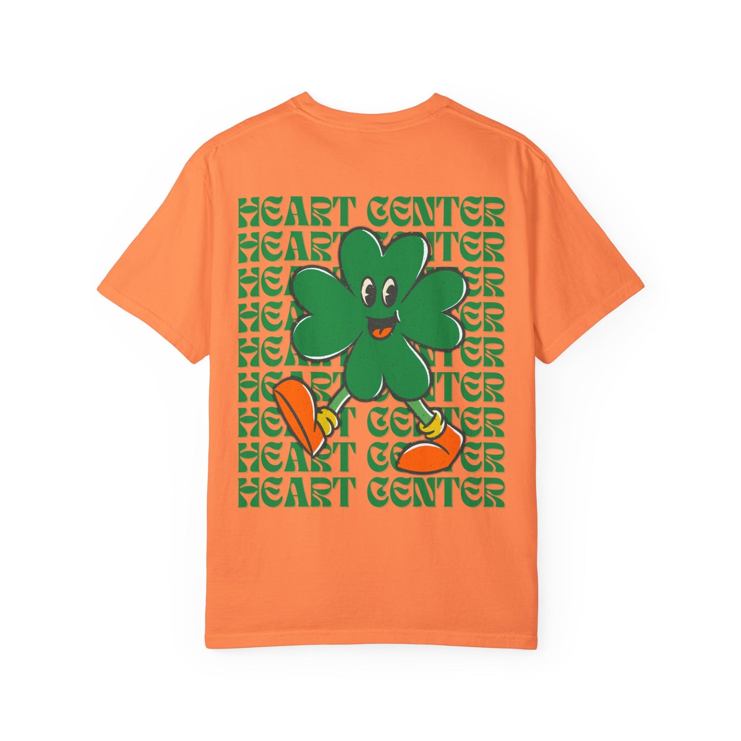 Heart Center St. Patrick's Day T-shirt Happy Shamrock