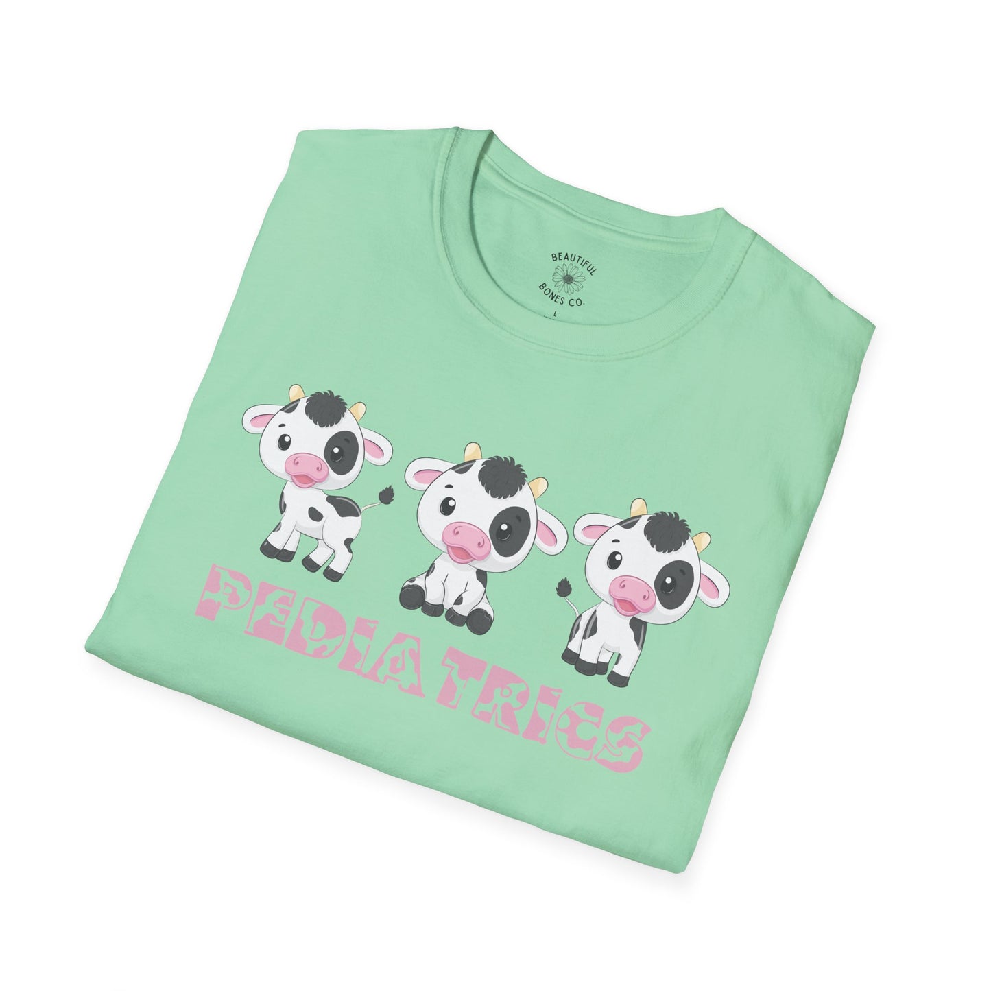 Cute Pediatrics Cow Unisex Heavy Cotton Tee