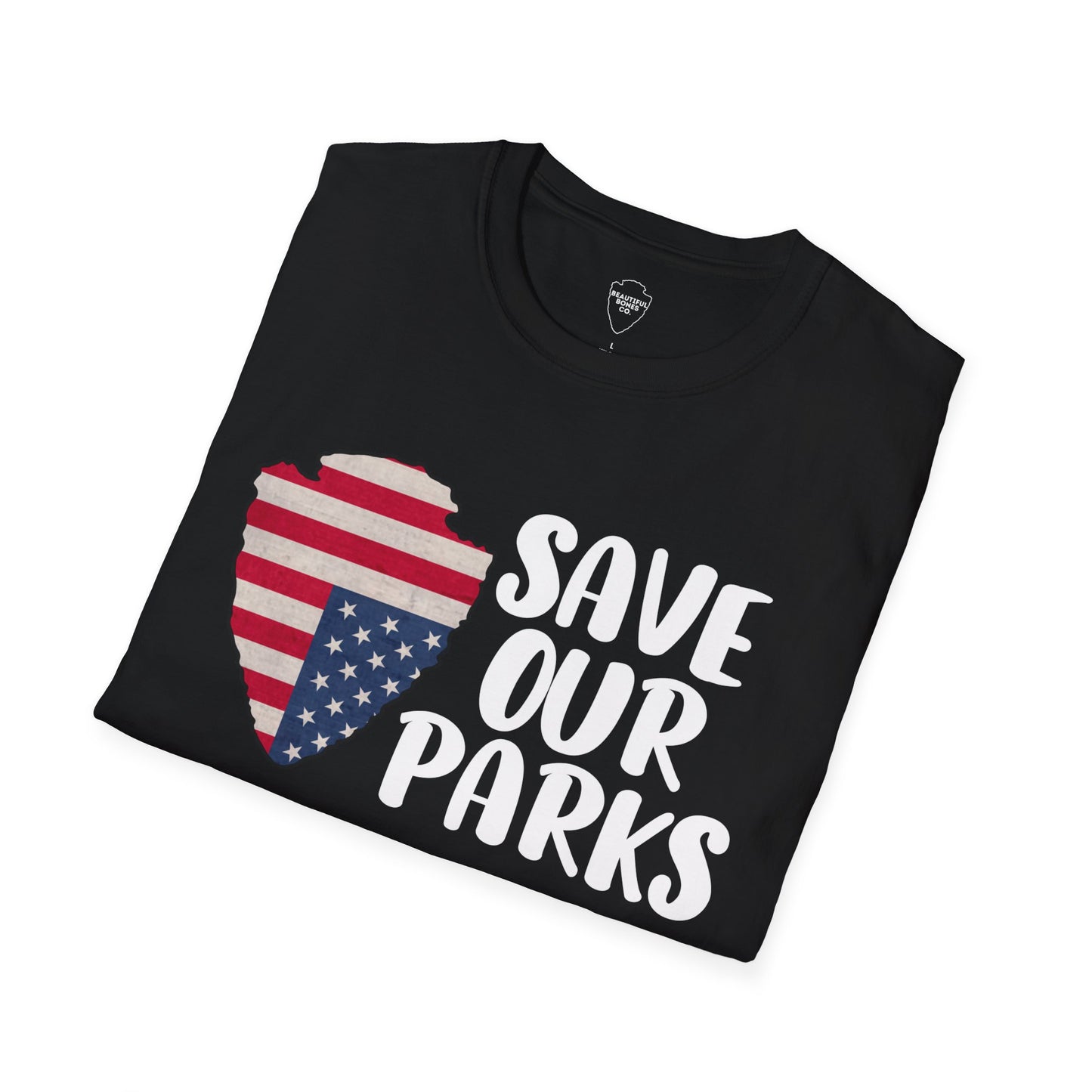 Save Our National Parks Distress Flag T Shirt