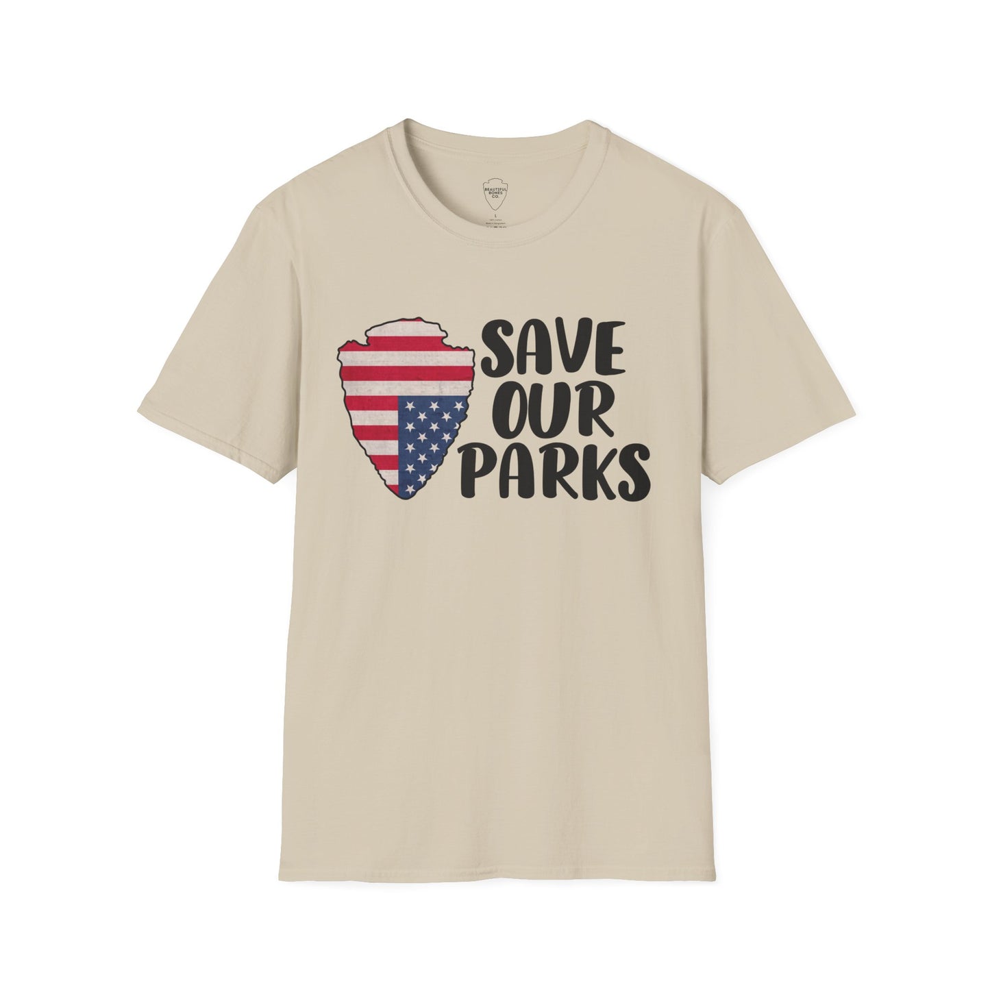 Save Our National Parks Distress Flag T Shirt