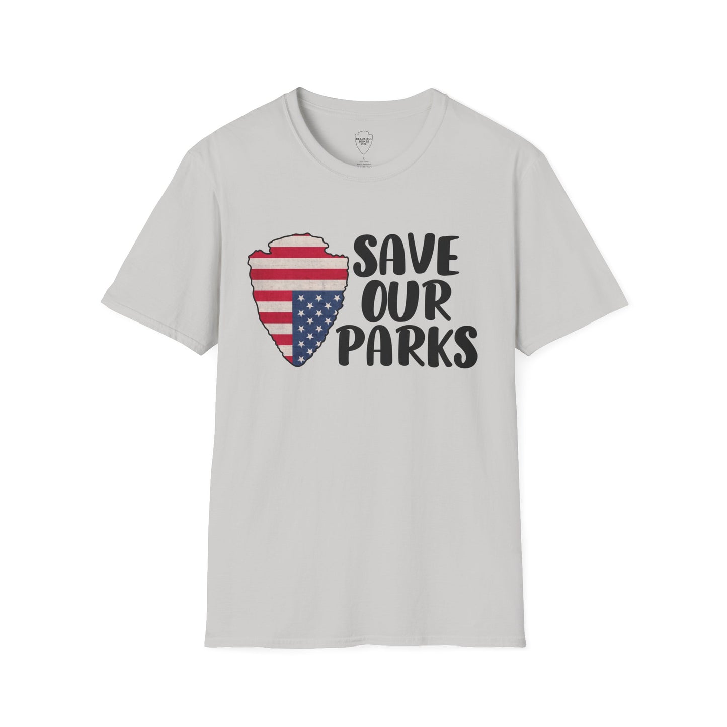 Save Our National Parks Distress Flag T Shirt