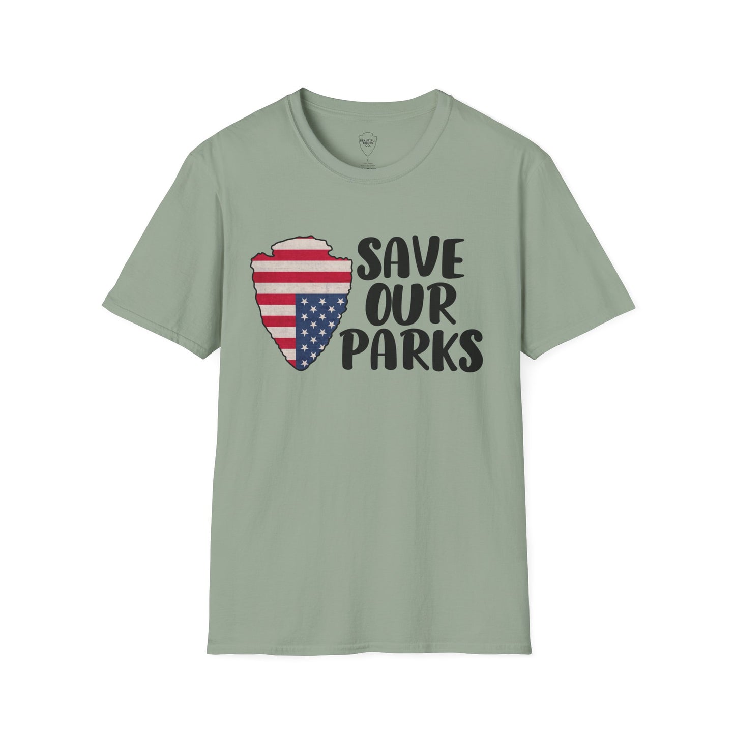 Save Our National Parks Distress Flag T Shirt