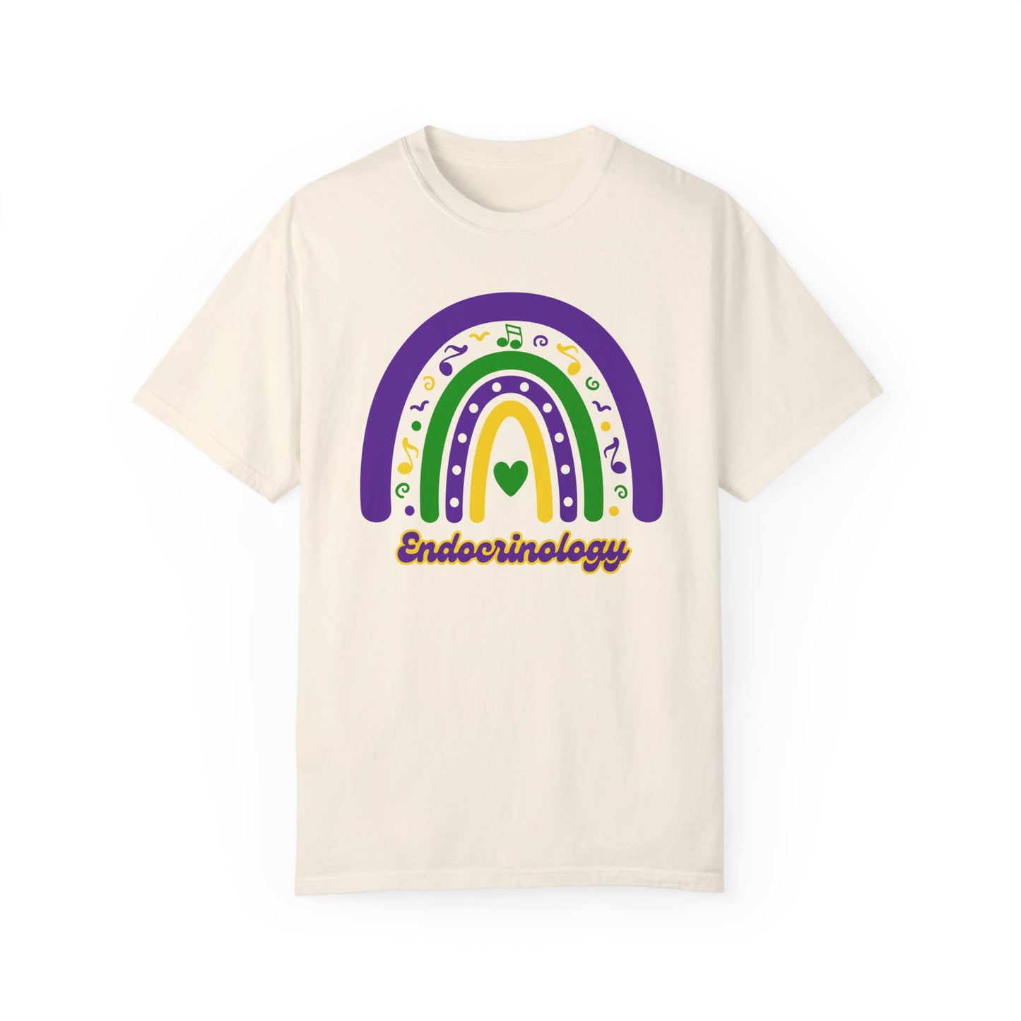 Endocrinology Mardi Gras T Shirt Rainbow Design