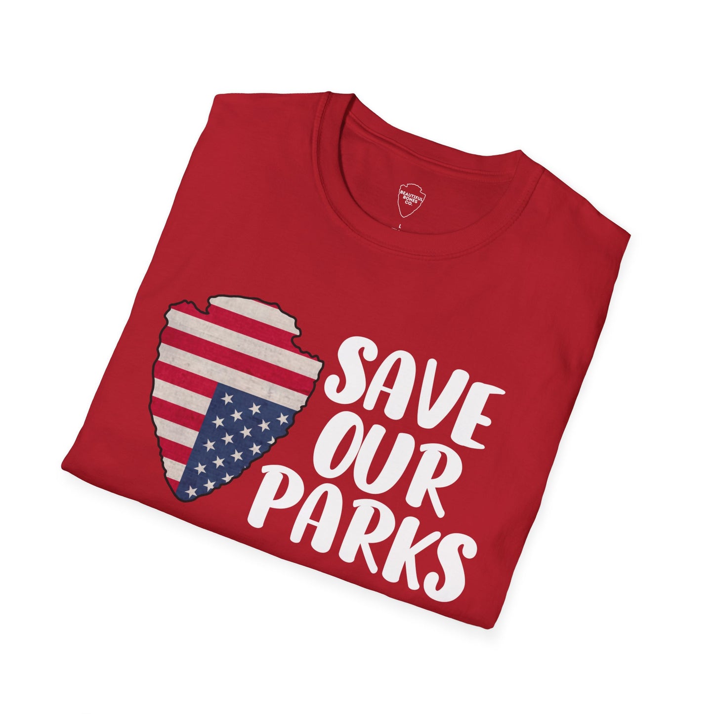 Save Our National Parks Distress Flag T Shirt