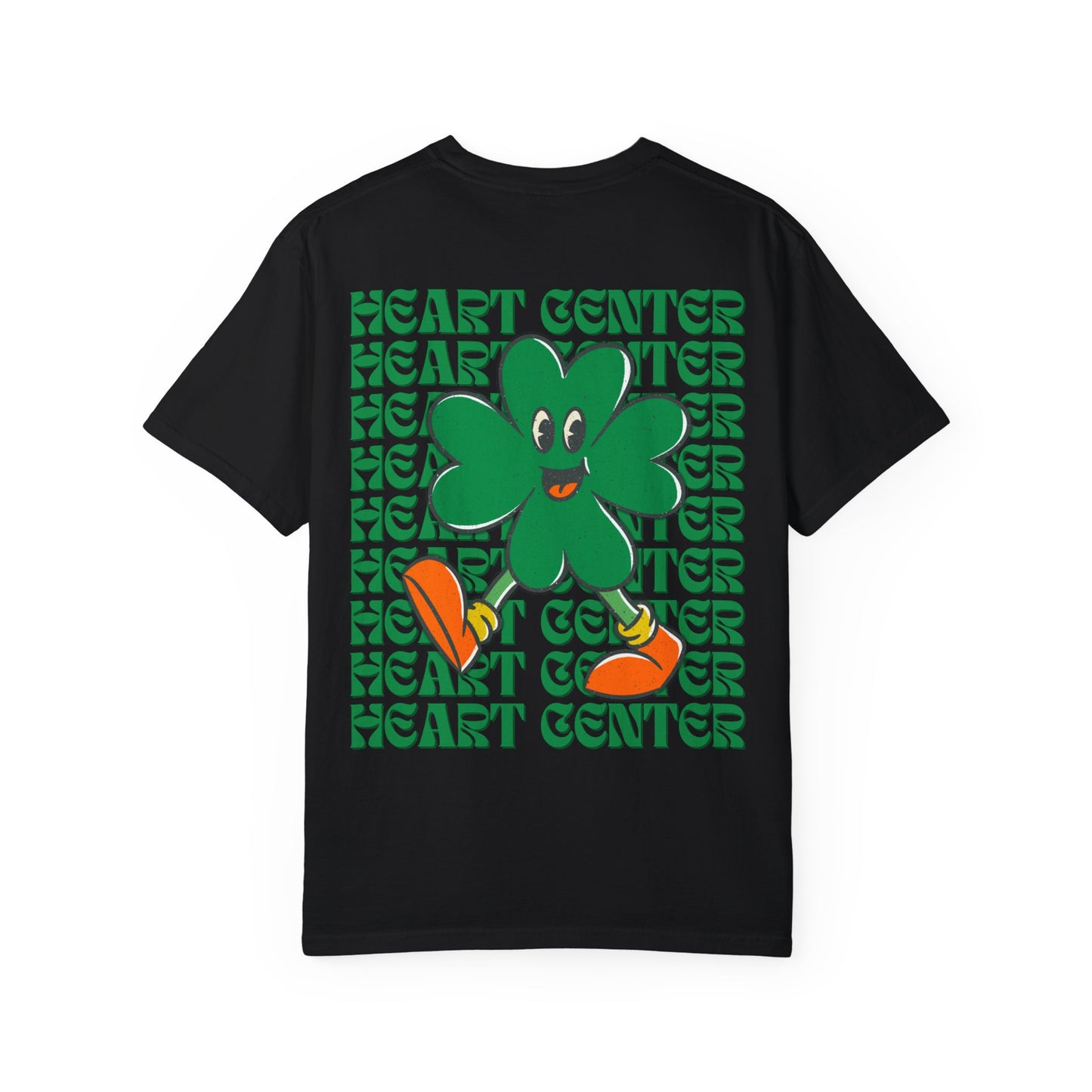 Heart Center St. Patrick's Day T-shirt Happy Shamrock