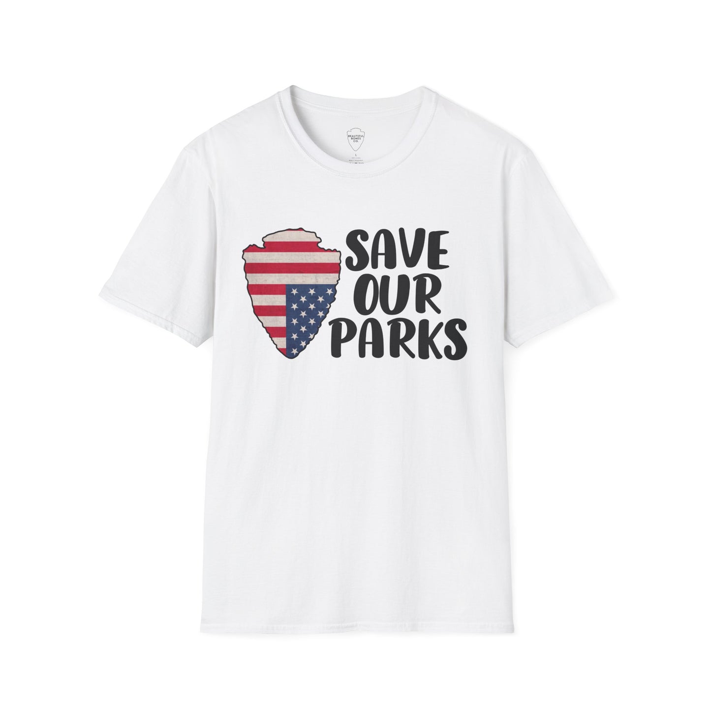 Save Our National Parks Distress Flag T Shirt