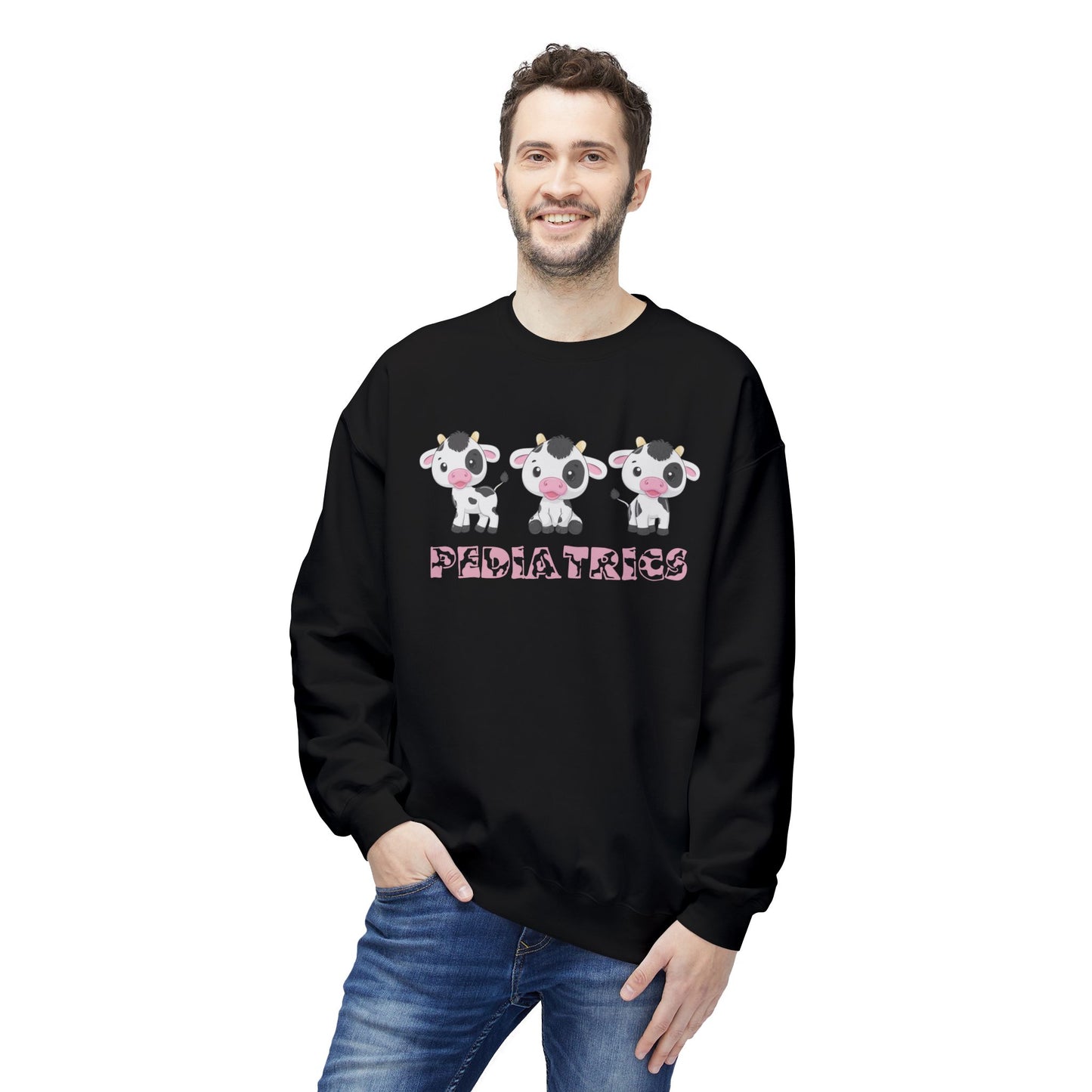 Cute Cow Pediatrics Crewneck Sweatshirt