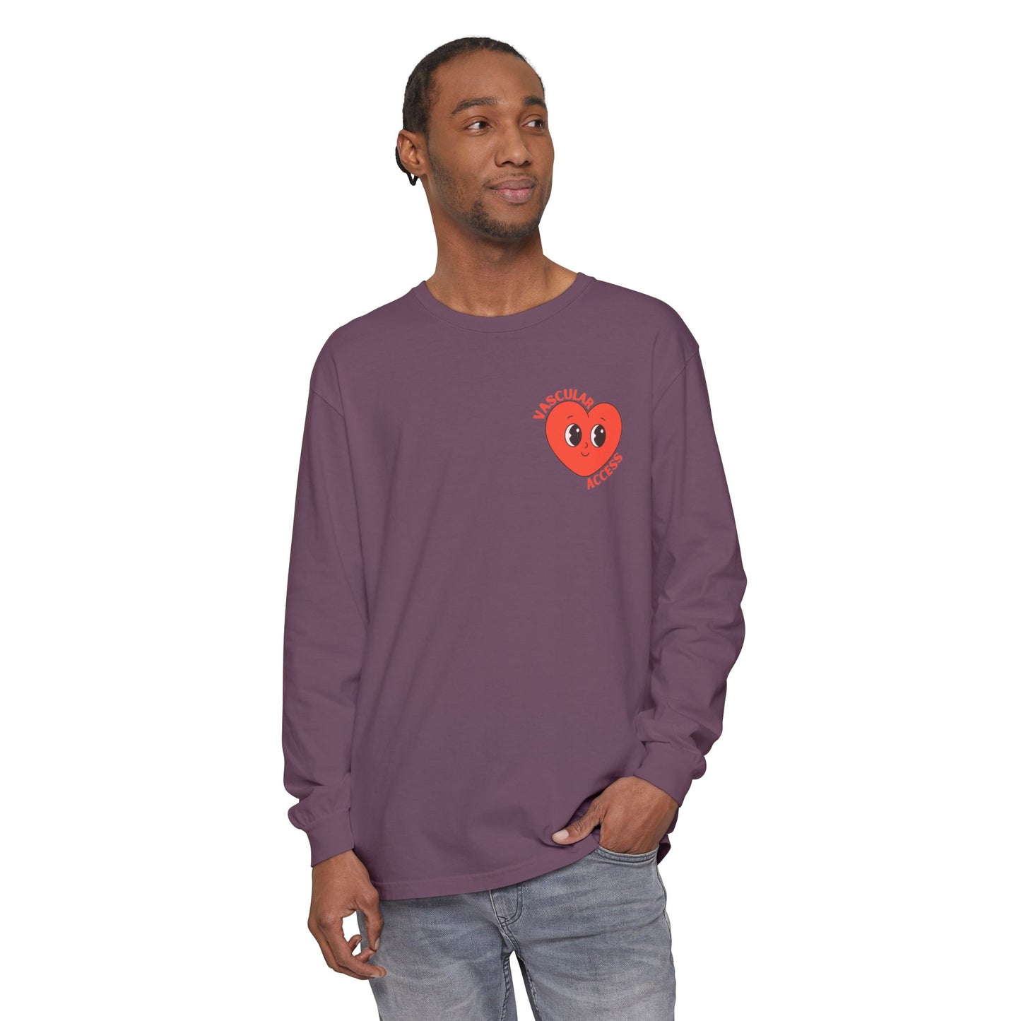 VASCULAR ACCESS I PICC YOU Valentines Day Long Sleeve T-Shirt