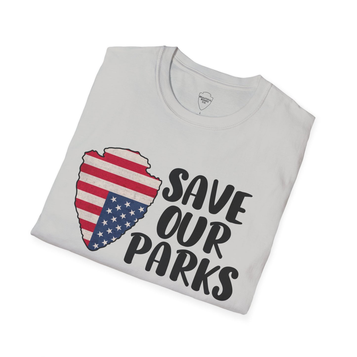 Save Our National Parks Distress Flag T Shirt