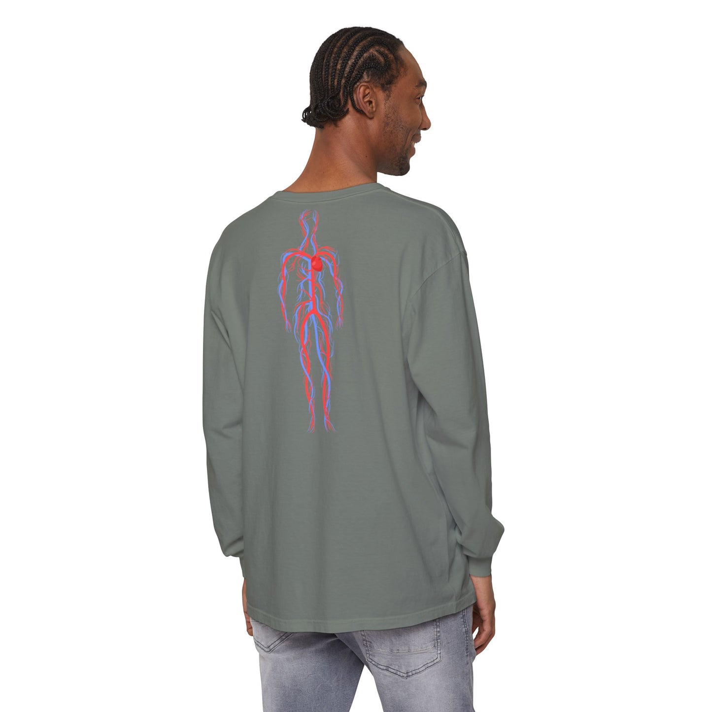 VASCULAR ACCESS Anatomical Long Sleeve T Shirt