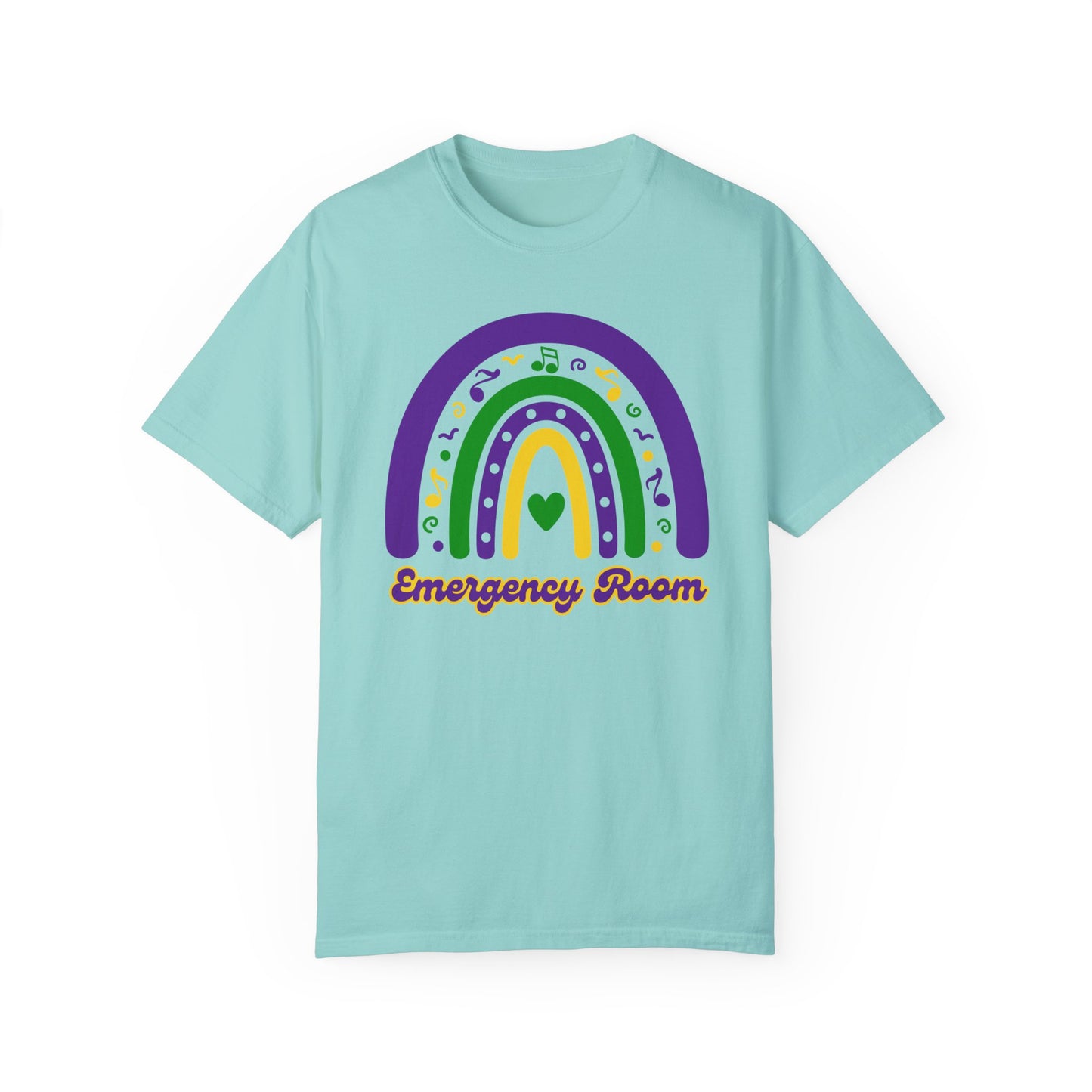 Emergency Room Rainbow Unisex Garment-Dyed T-Shirt - Vibrant, Casual Wear for Healthcare Heroes