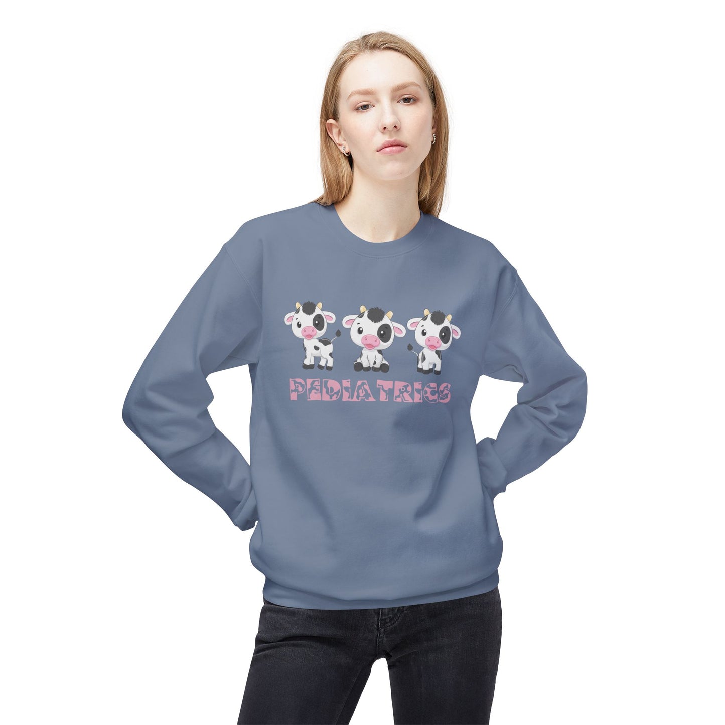 Cute Cow Pediatrics Crewneck Sweatshirt