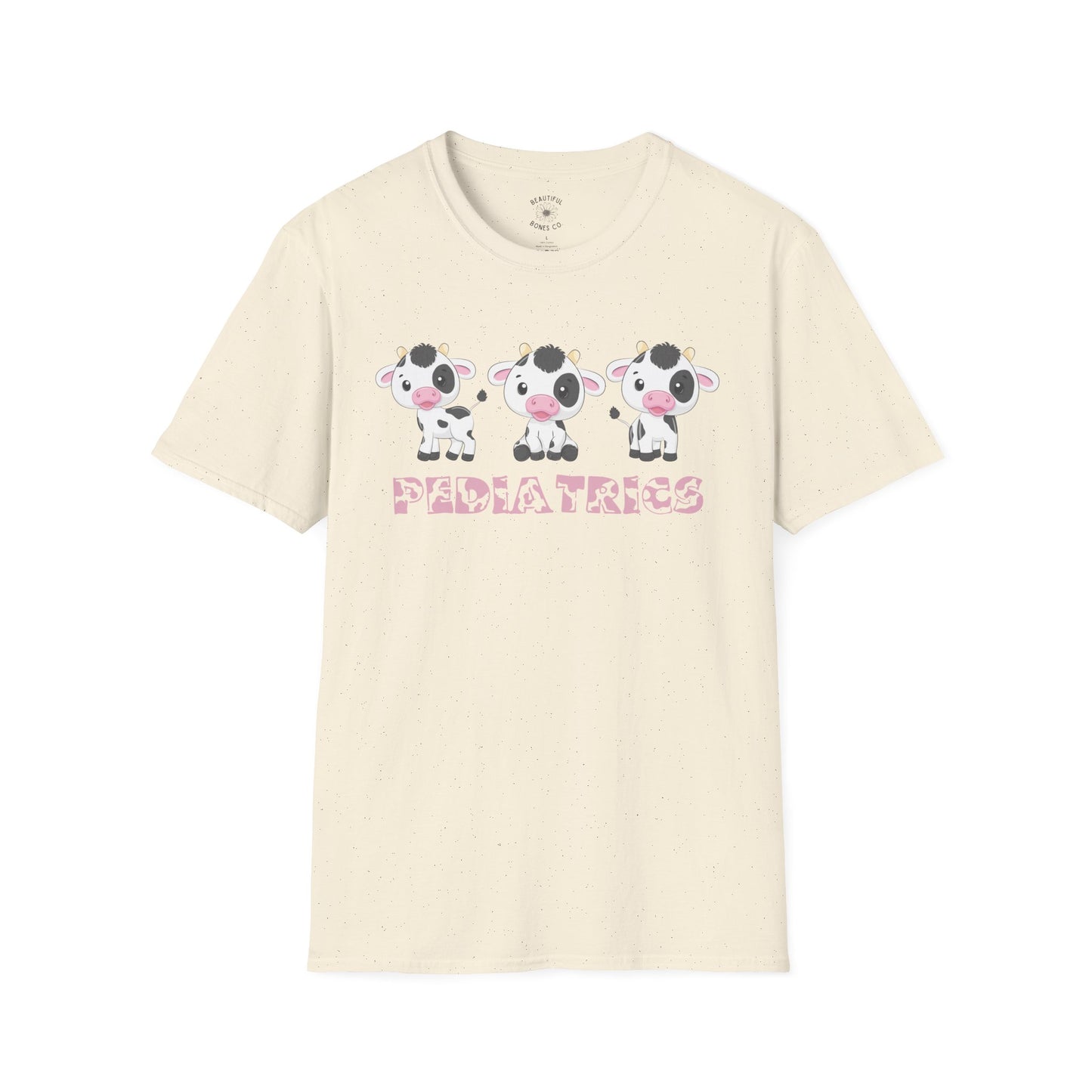 Cute Pediatrics Cow Unisex Heavy Cotton Tee