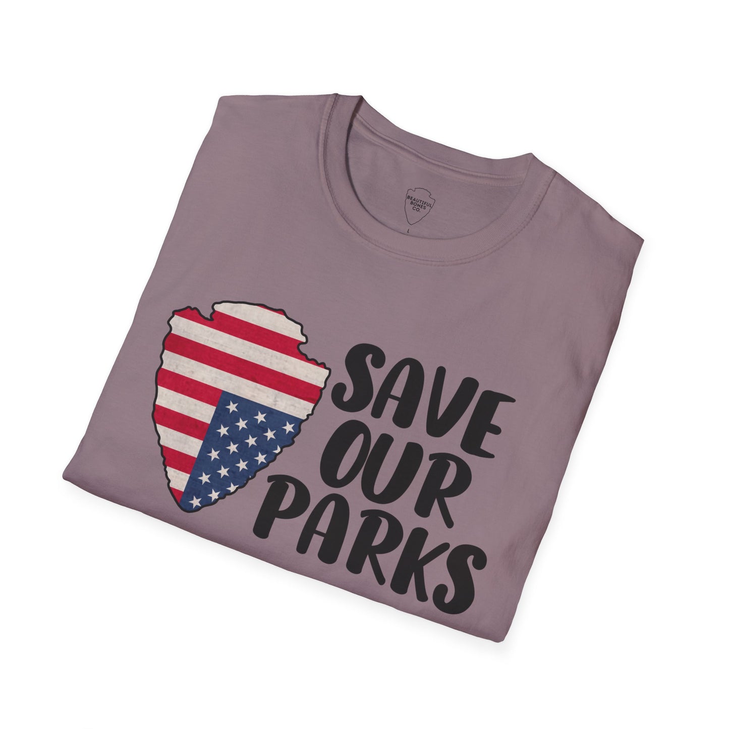 Save Our National Parks Distress Flag T Shirt