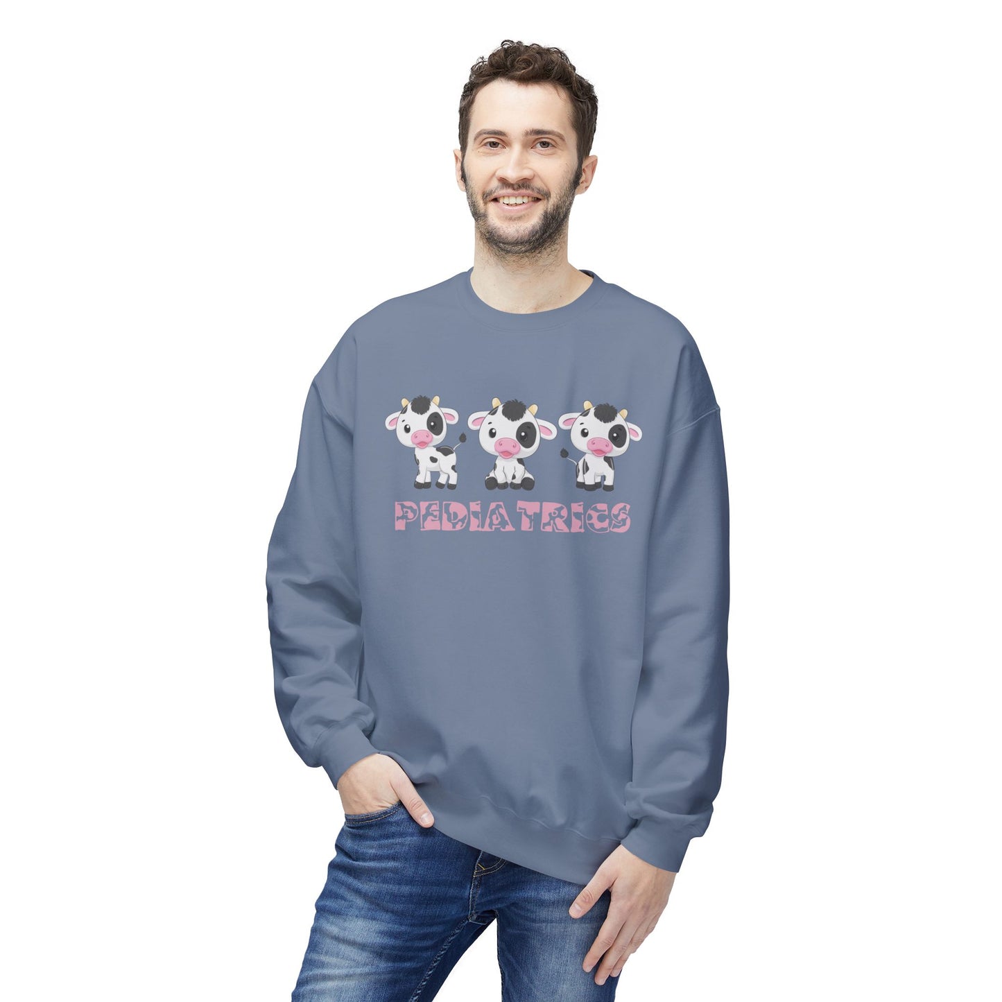 Cute Cow Pediatrics Crewneck Sweatshirt