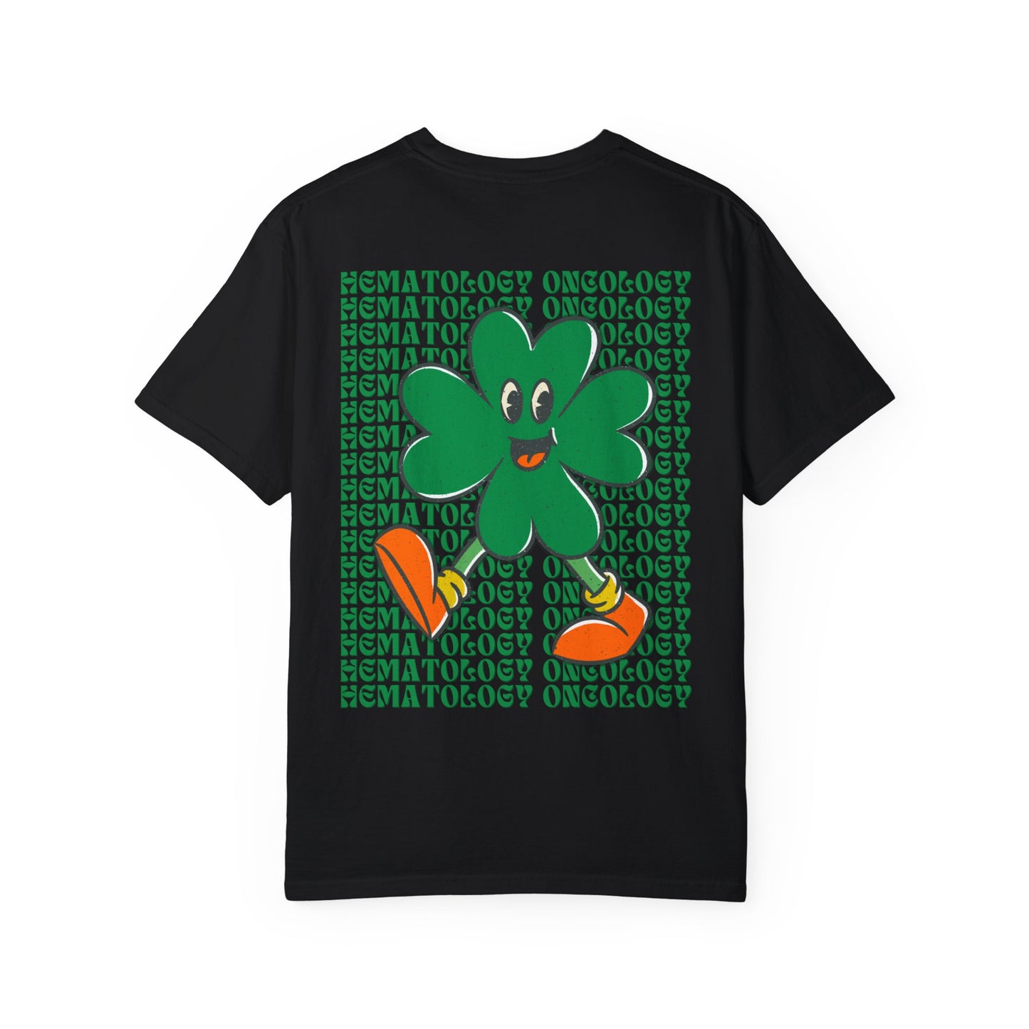 Hem/Onc St. Patrick's Day T Shirt Happy Shamrock