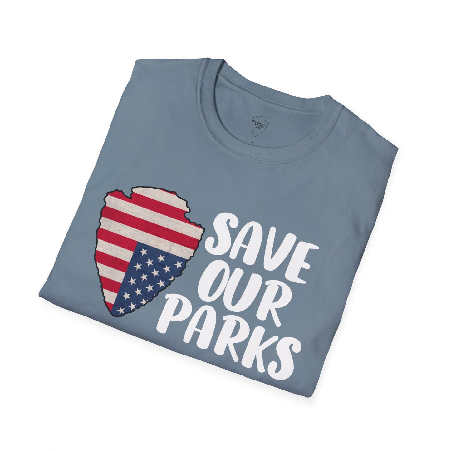 Save Our National Parks Distress Flag T Shirt