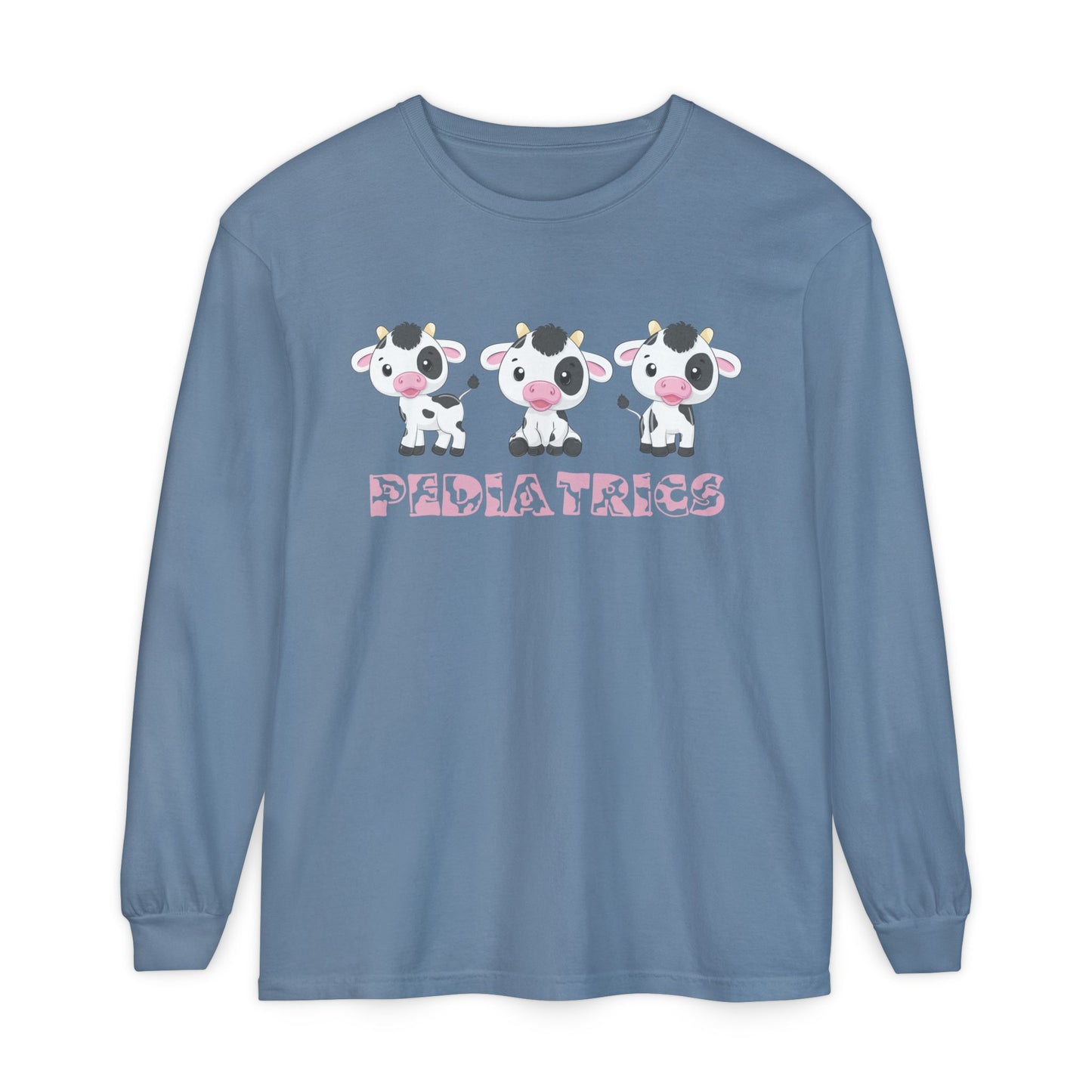 Cute Pediatrics Cow Long Sleeve T-Shirt