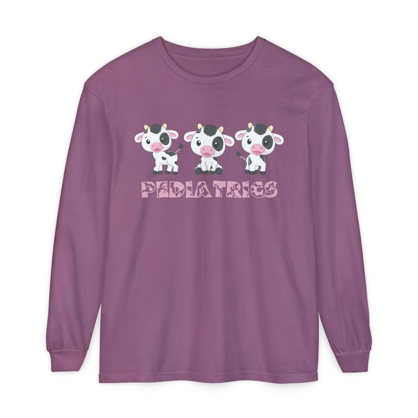 Cute Pediatrics Cow Long Sleeve T-Shirt