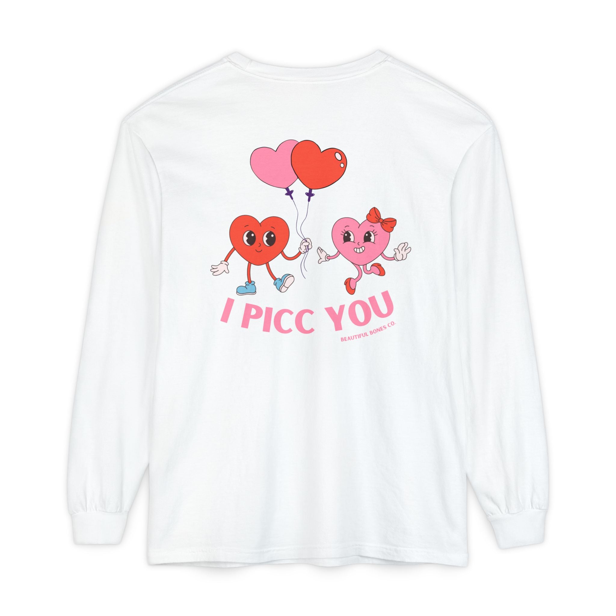 I PICC YOU Vascular Access Valentines Day Long Sleave