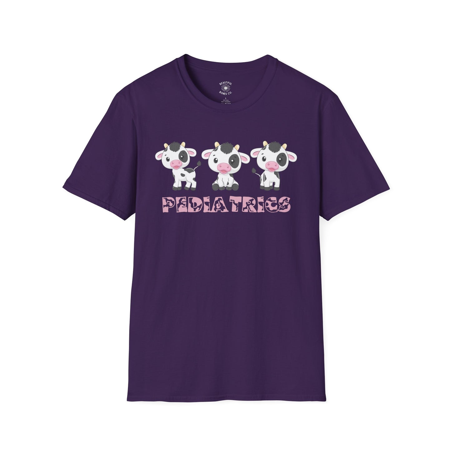 Cute Pediatrics Cow Unisex Heavy Cotton Tee