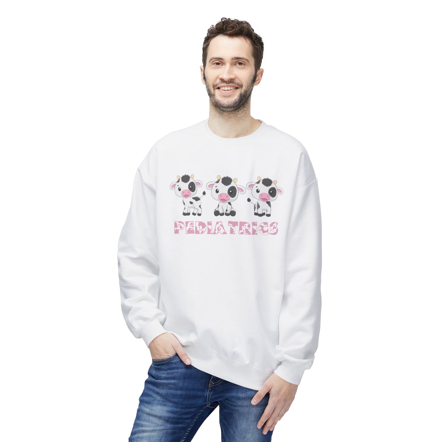 Cute Cow Pediatrics Crewneck Sweatshirt